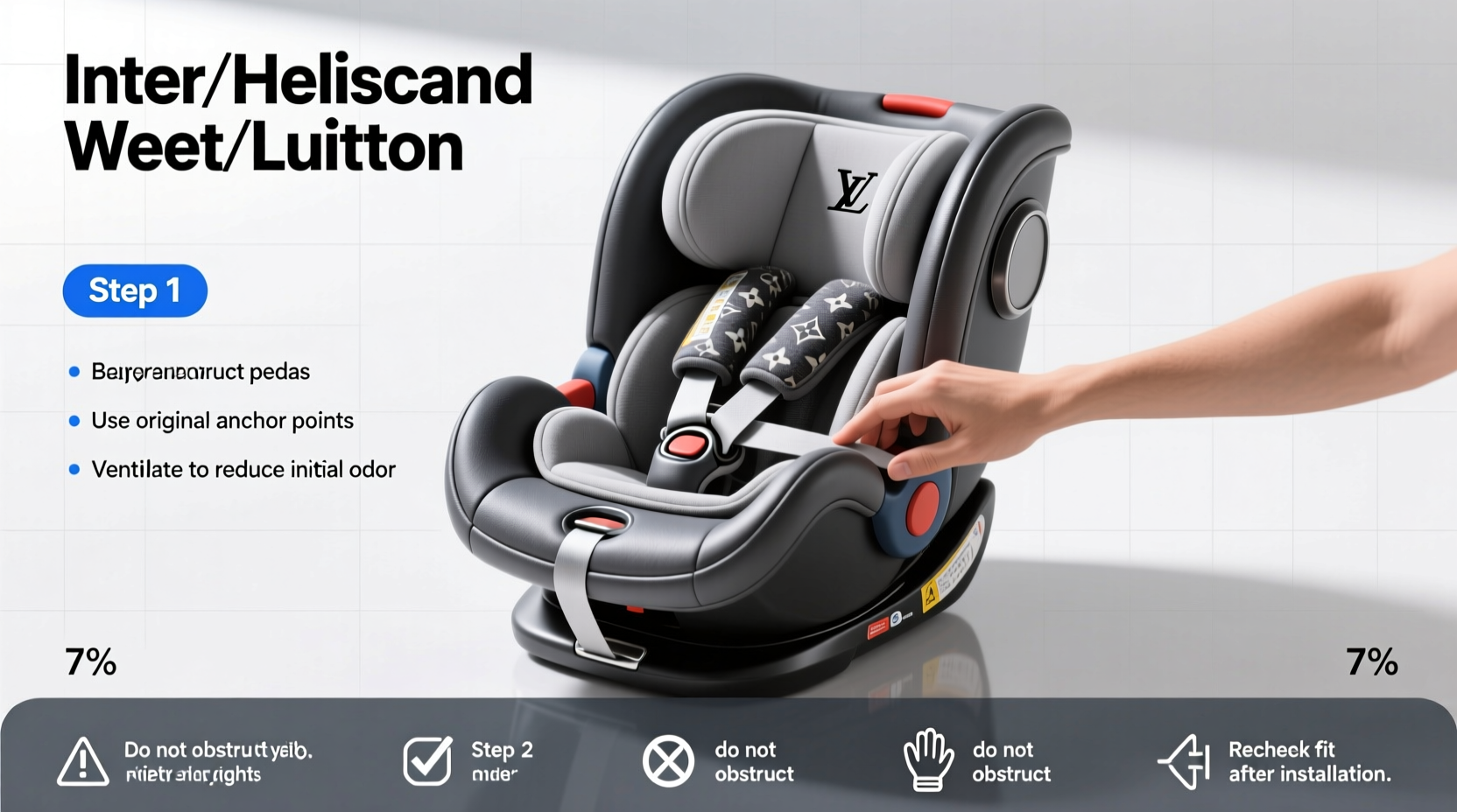louis vuitton baby car seat covers