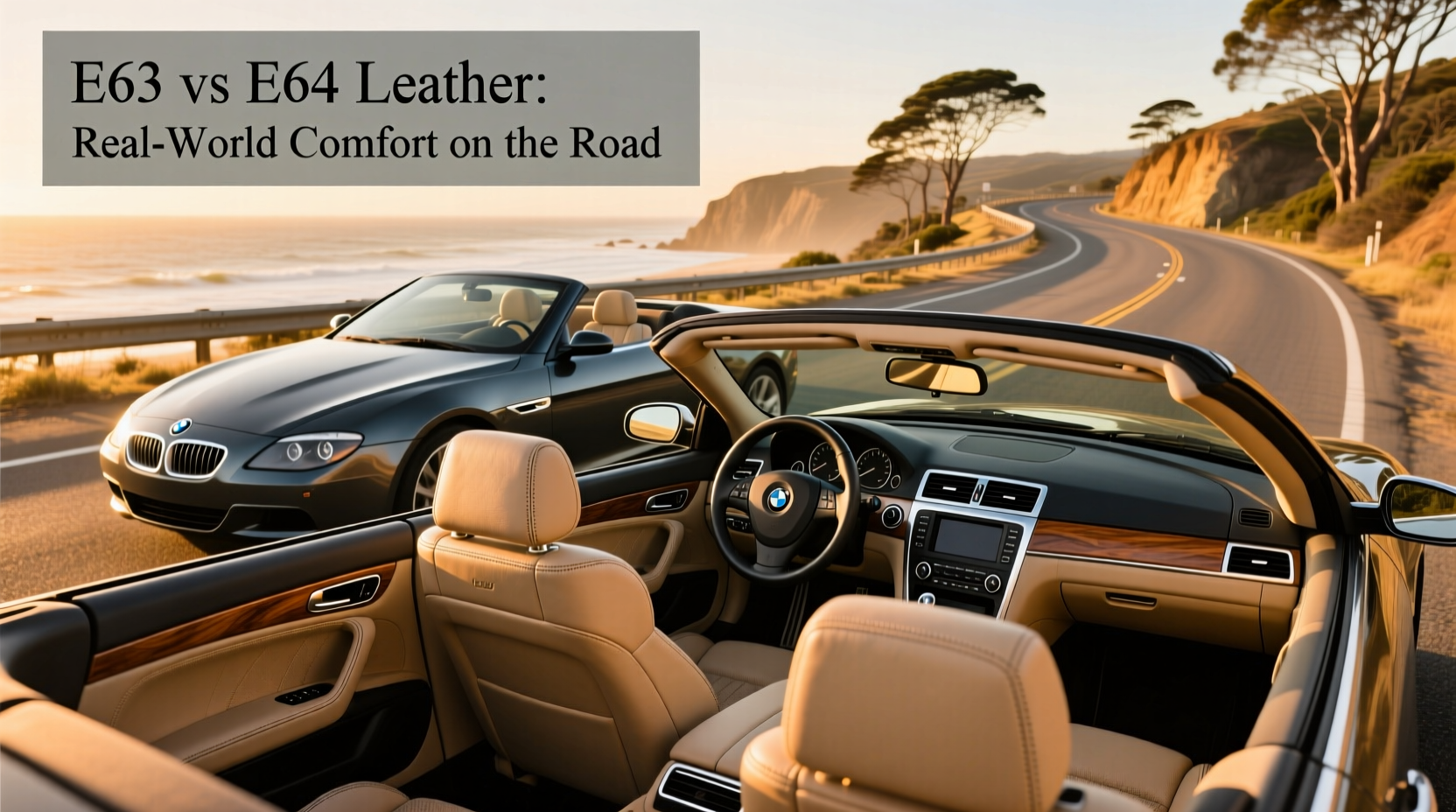 e63 vs e64 leather road trips