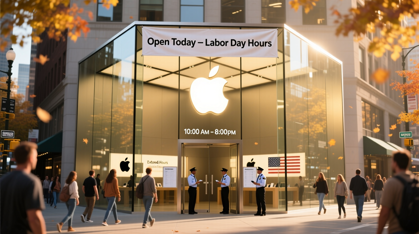 is apple store open on labor day