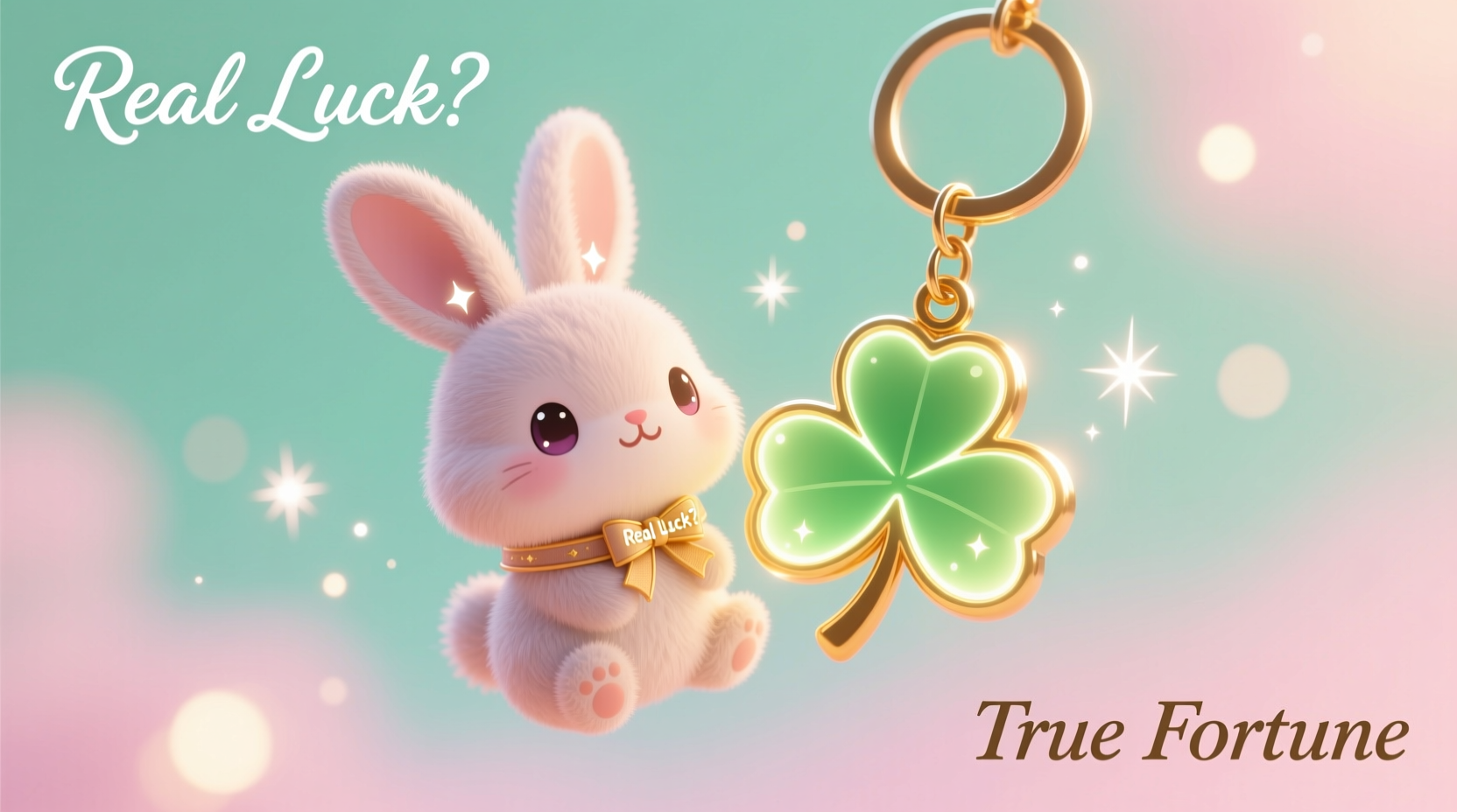 rabbit keychain vs lucky charm which one brings real luck and looks cuter