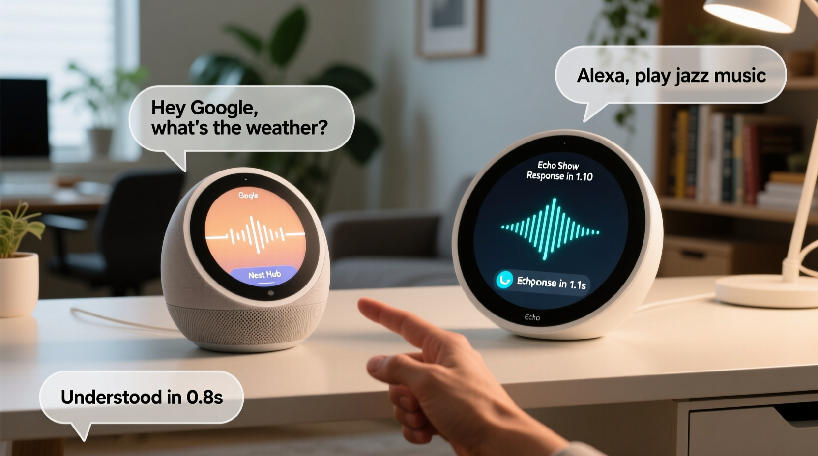 google nest hub or echo show which smart display actually understands you better