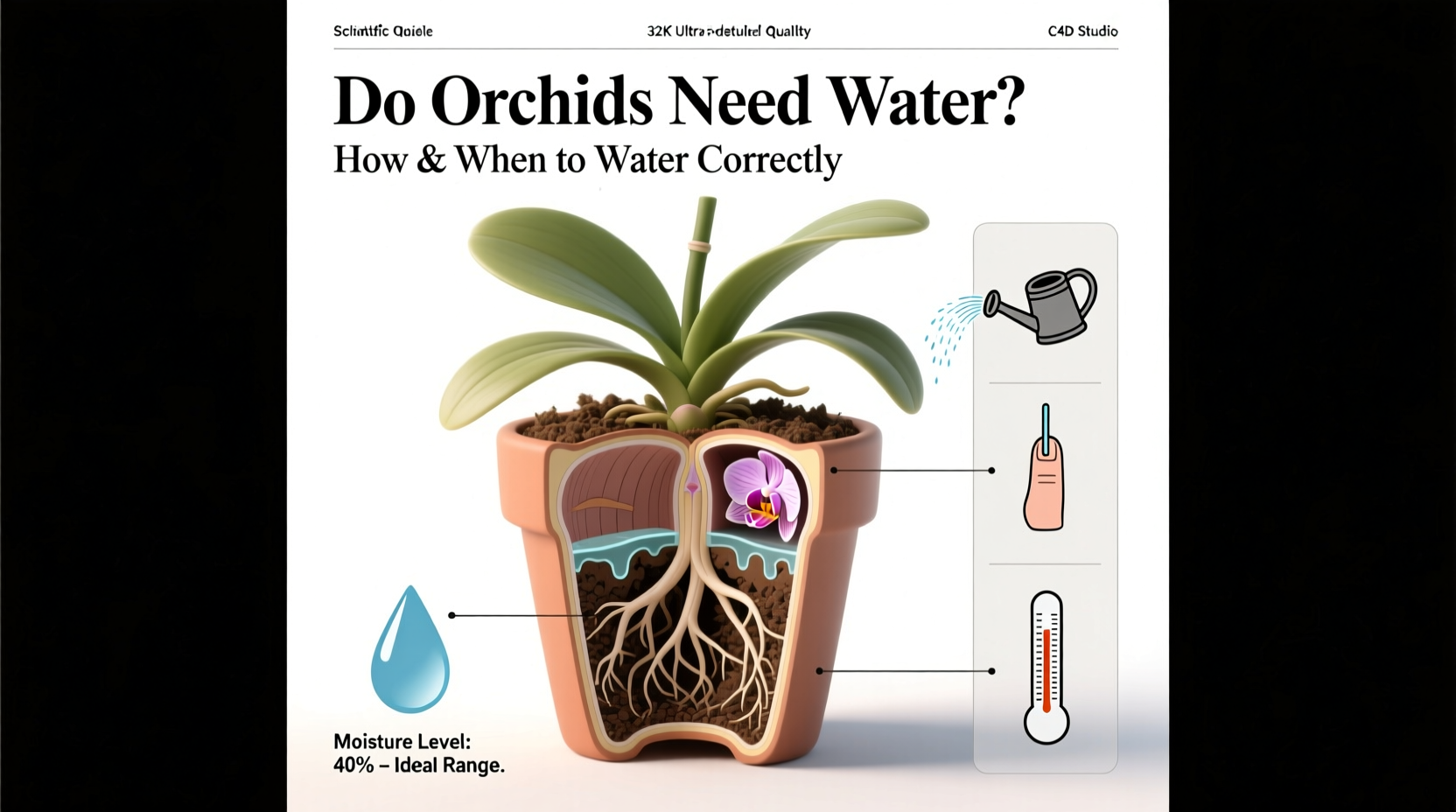 do orchids need water