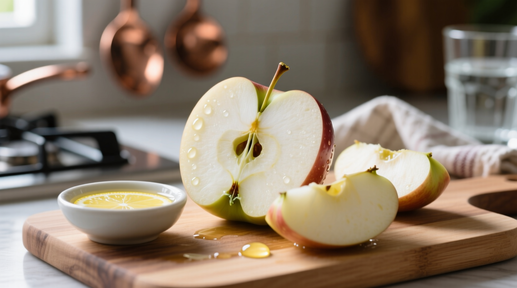 how to prevent cut apples from browning