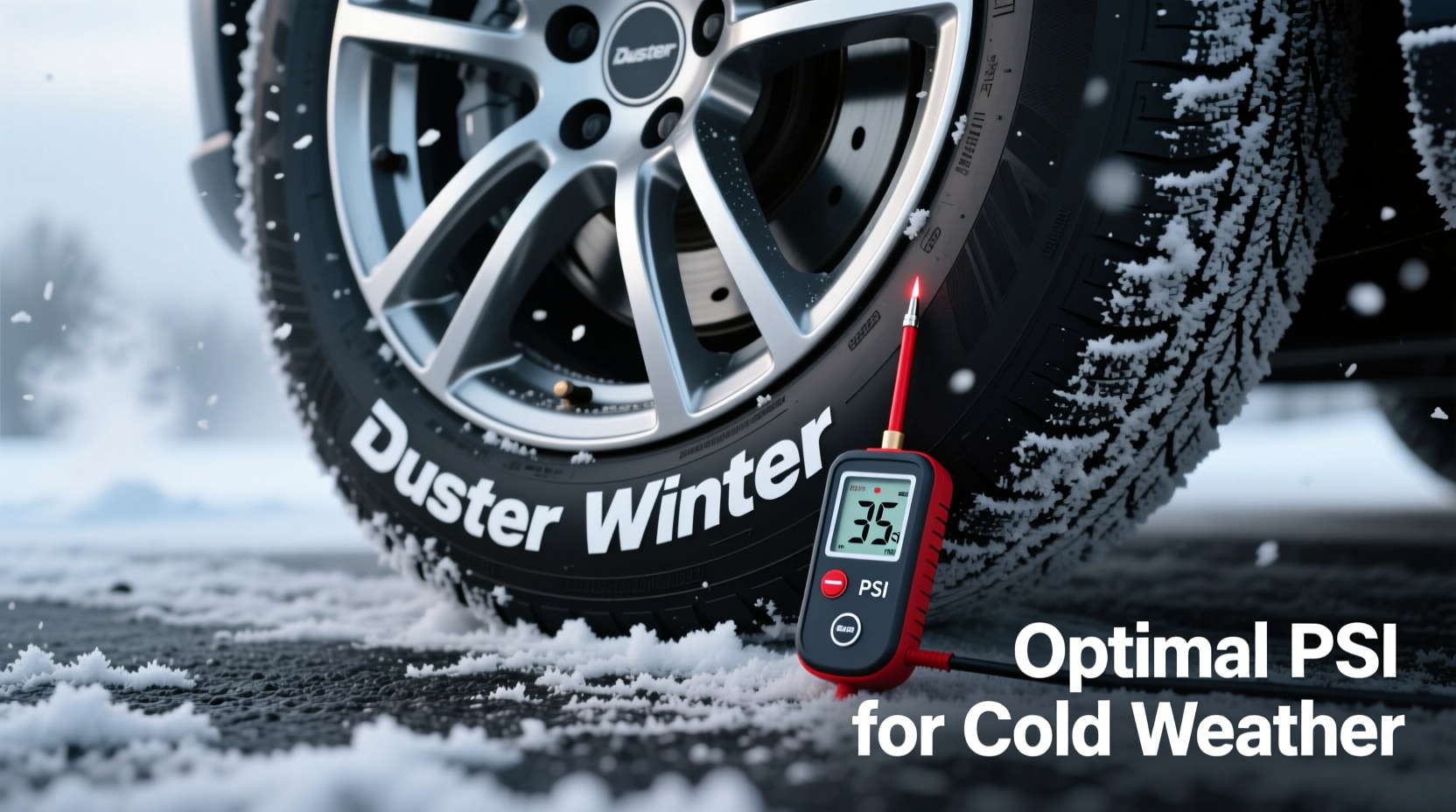 duster winter tire pressure