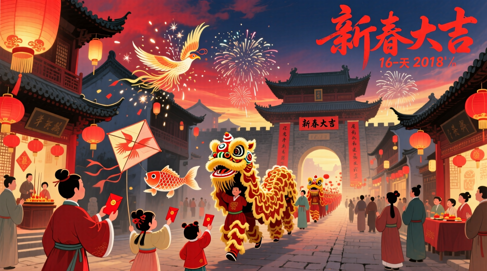 how long is chinese new year celebrated in 2018