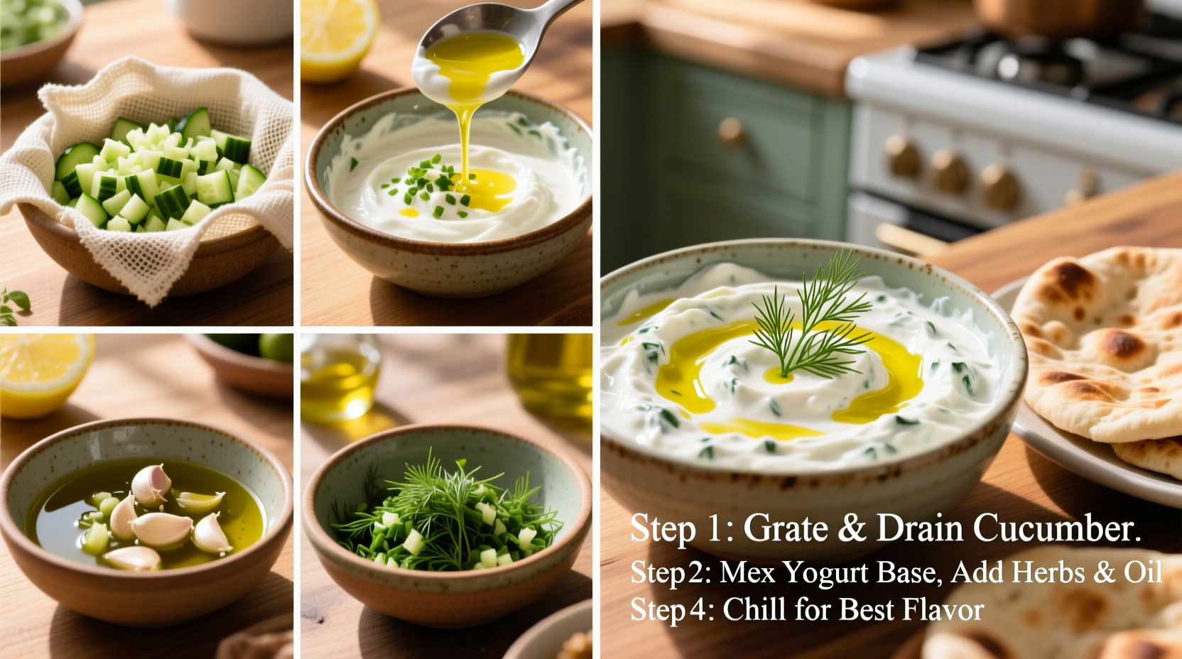 mastering how to make tzatziki sauce a step by step guide for creamy flavorful results