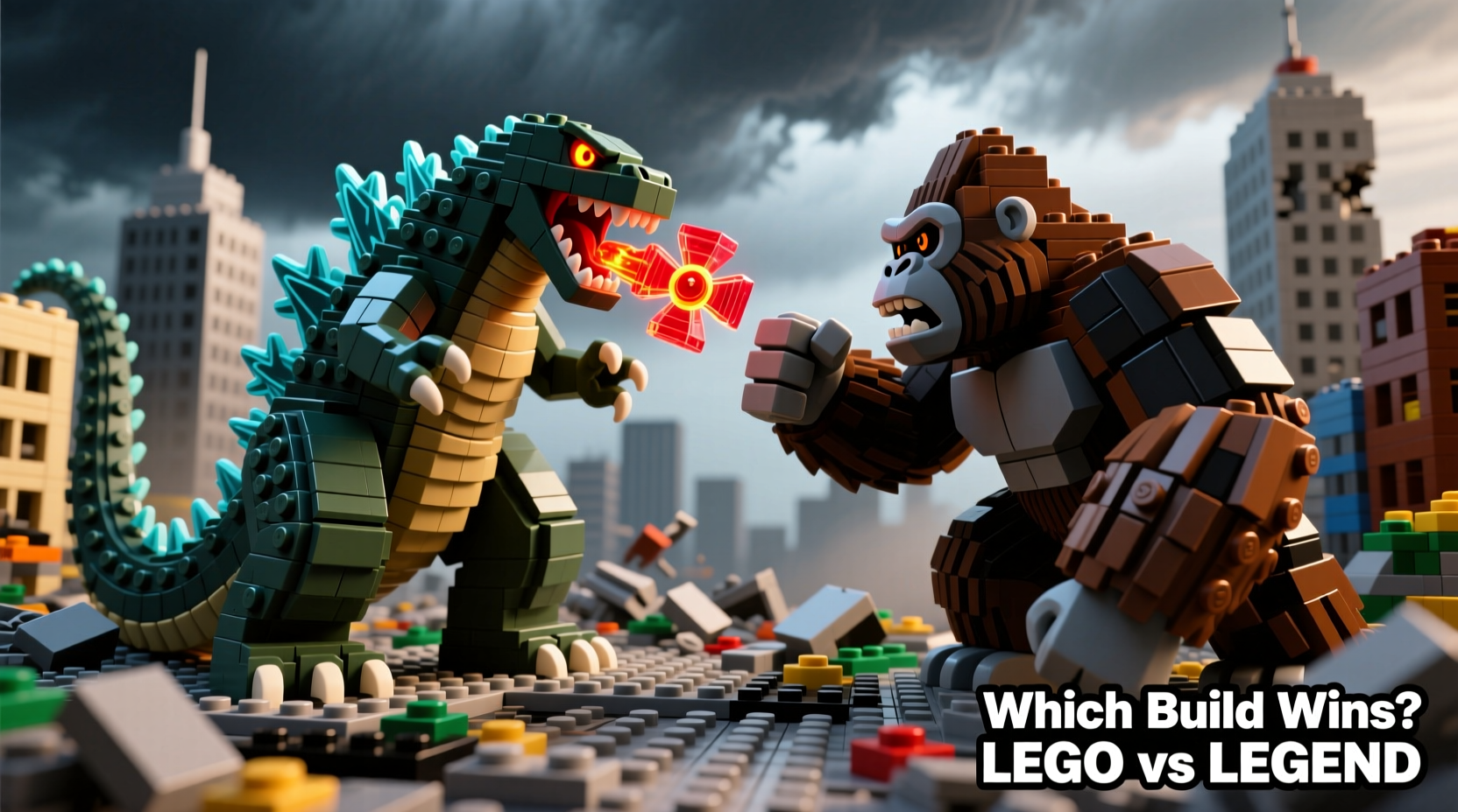 godzilla lego vs king kong lego which monster build is actually more fun