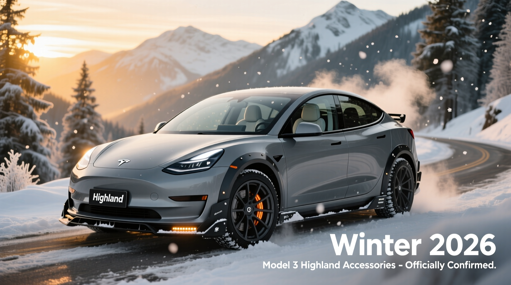 winter 2026 model3 highland accessories