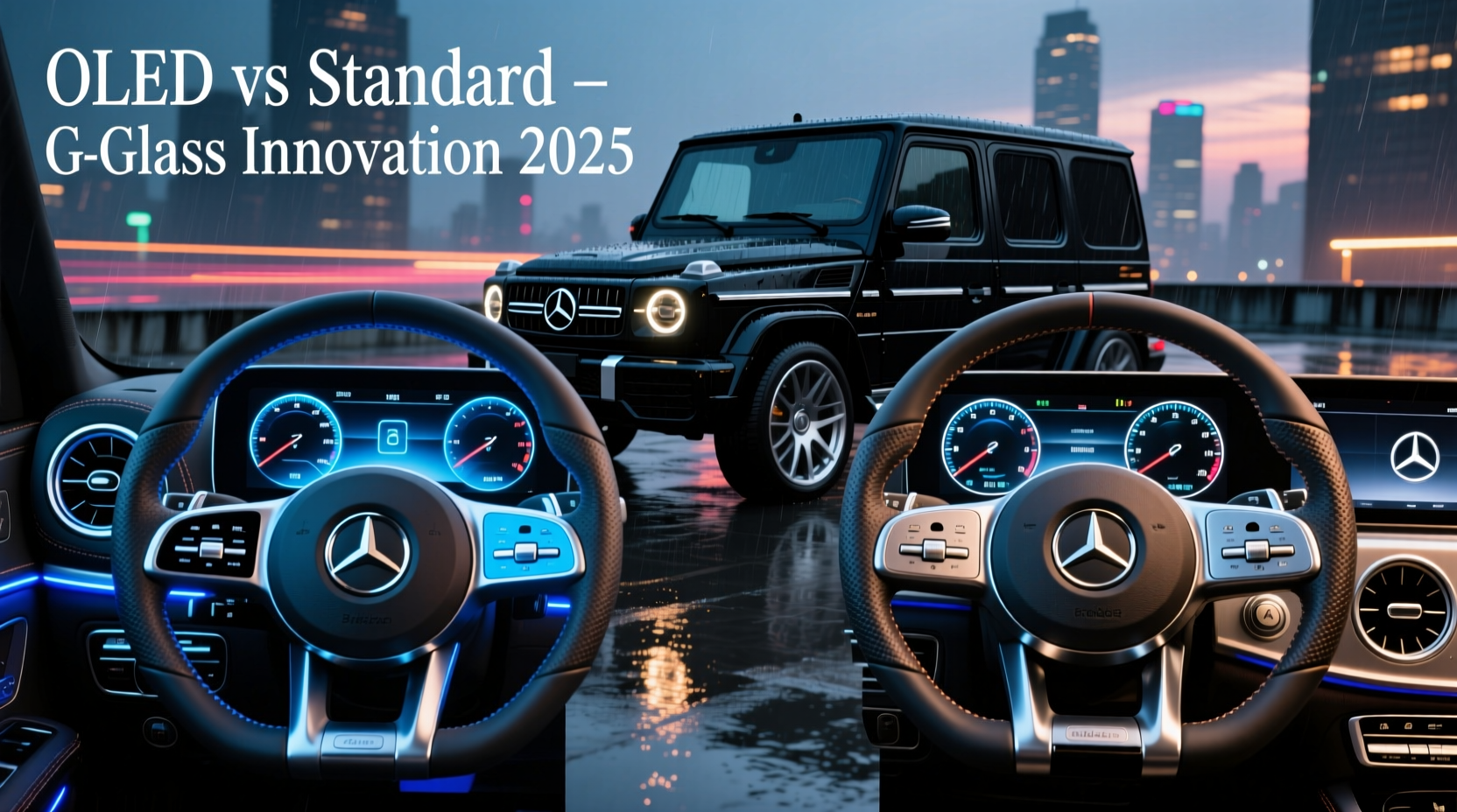 oled vs standard steering g class