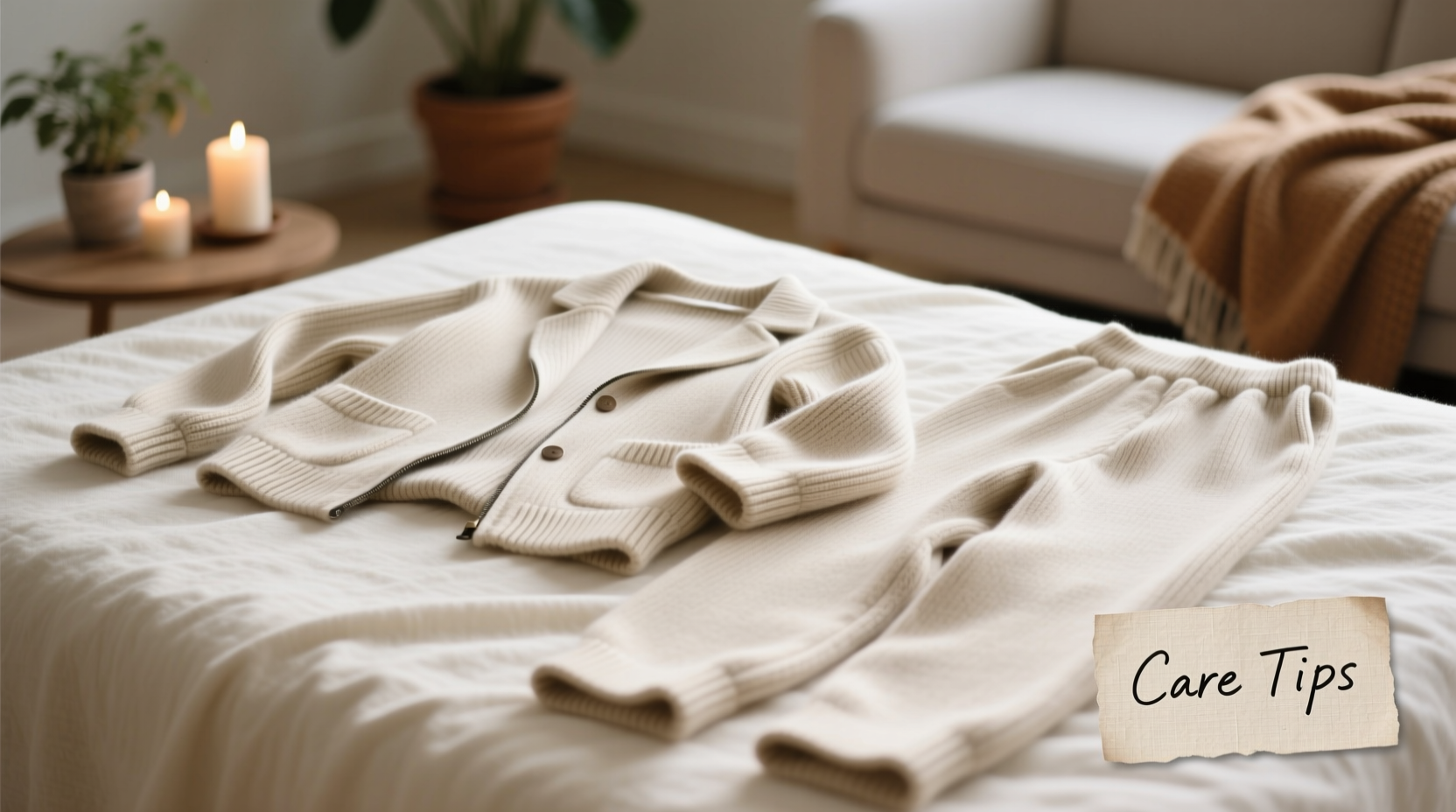 essential care tips for maintaining your knitted three piece sets shape and softness