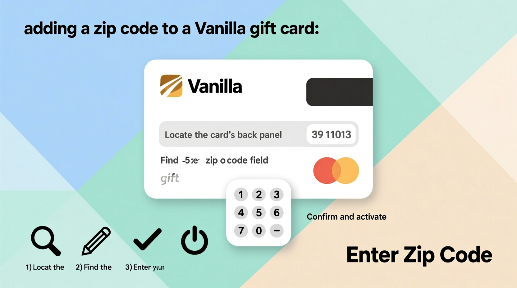 add zip code to vanilla gift card simple setup guide