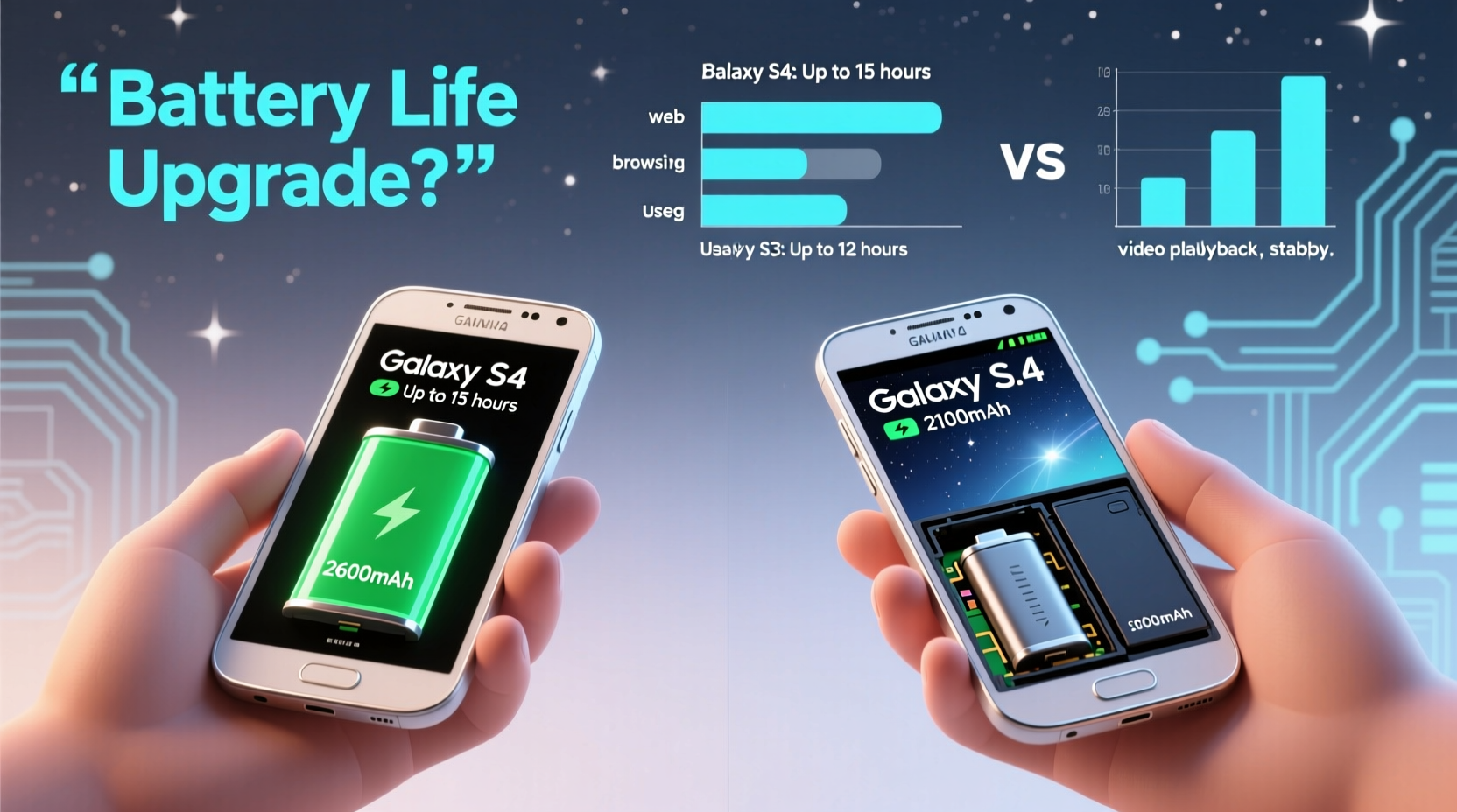 galaxy s4 vs s3 battery life is the upgrade worth it for the battery alone