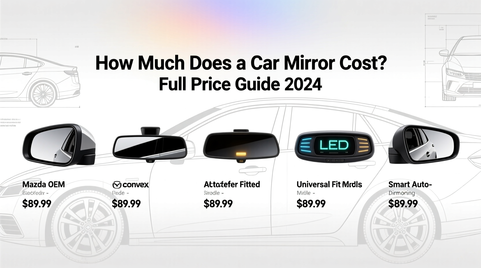 how much does a mirror cost for a car