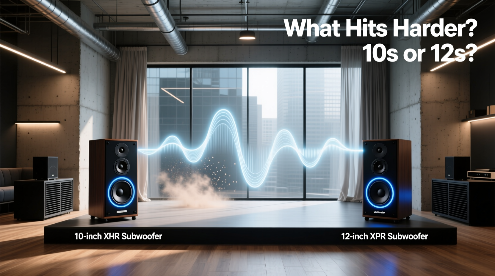 10 vs 12 inch subwoofers what hits harder 