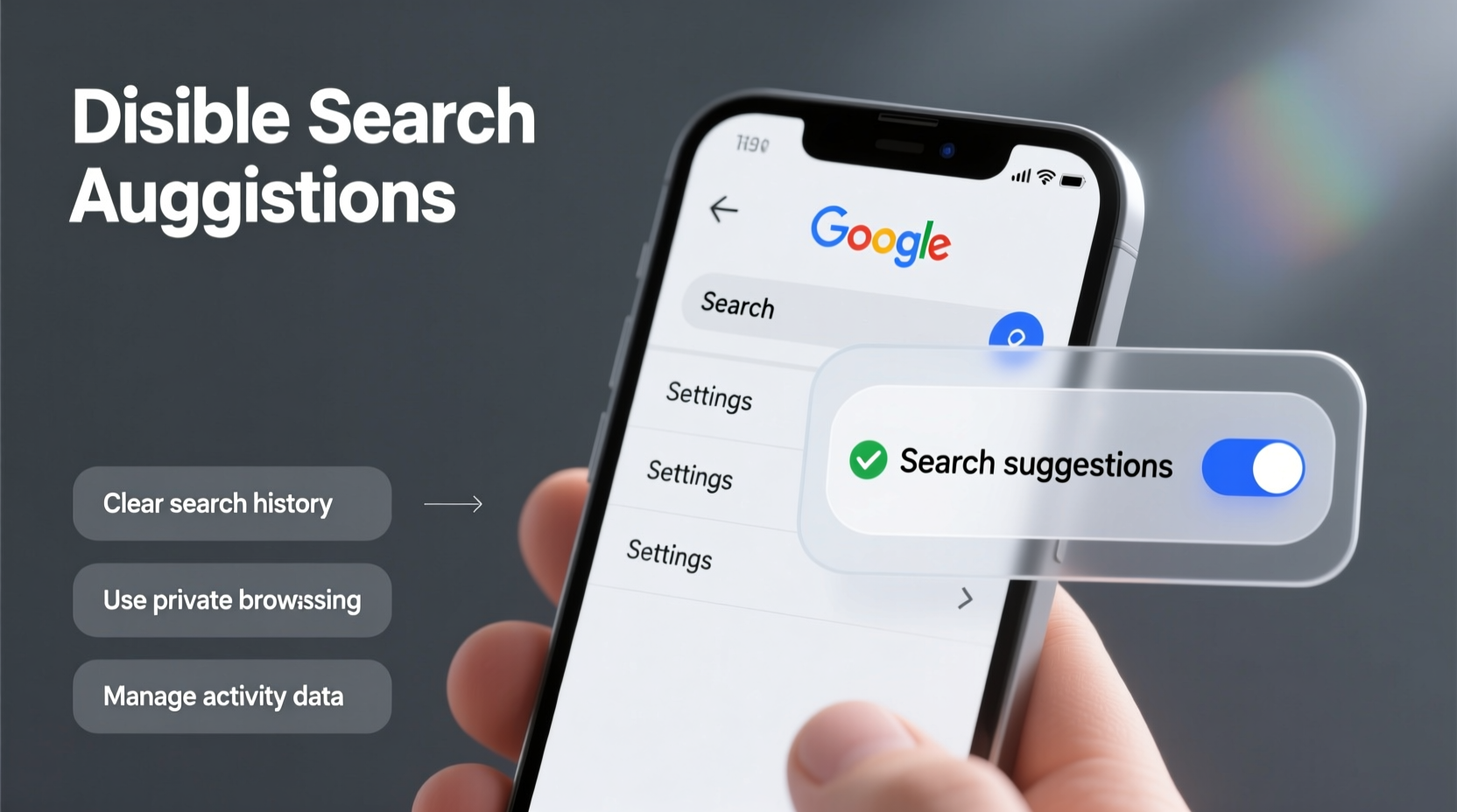 effective ways to customize and disable google search suggestions for a cleaner experience