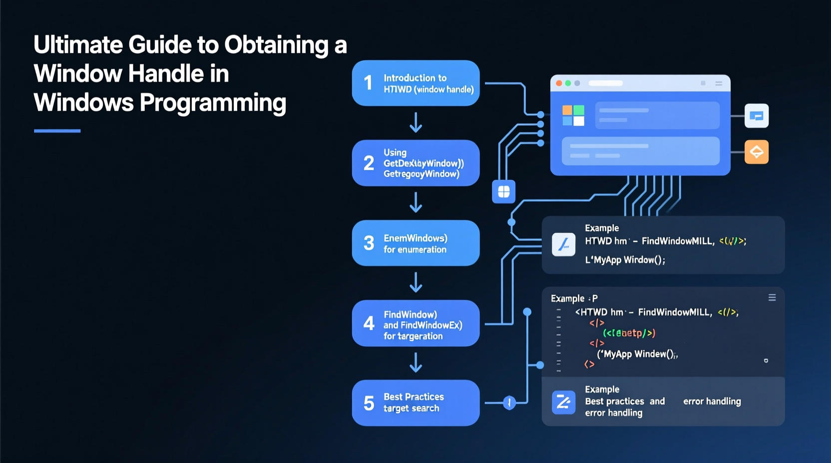 ultimate guide how to get a window handle in windows programming