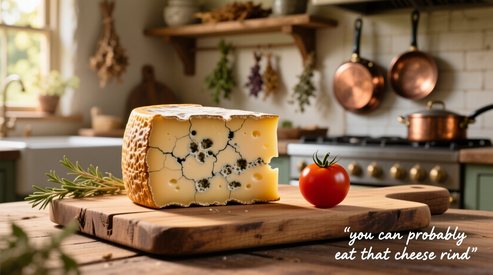 you can probably eat that cheese rind