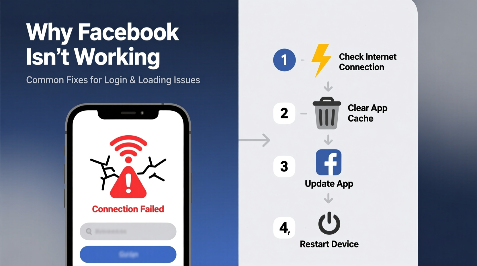 why facebook isnt working troubleshooting common problems