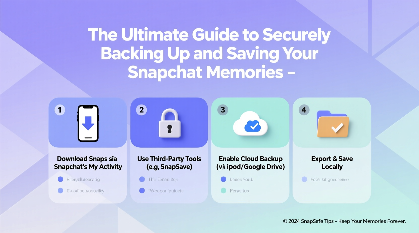 the ultimate guide to securely backing up and saving your snapchat memories