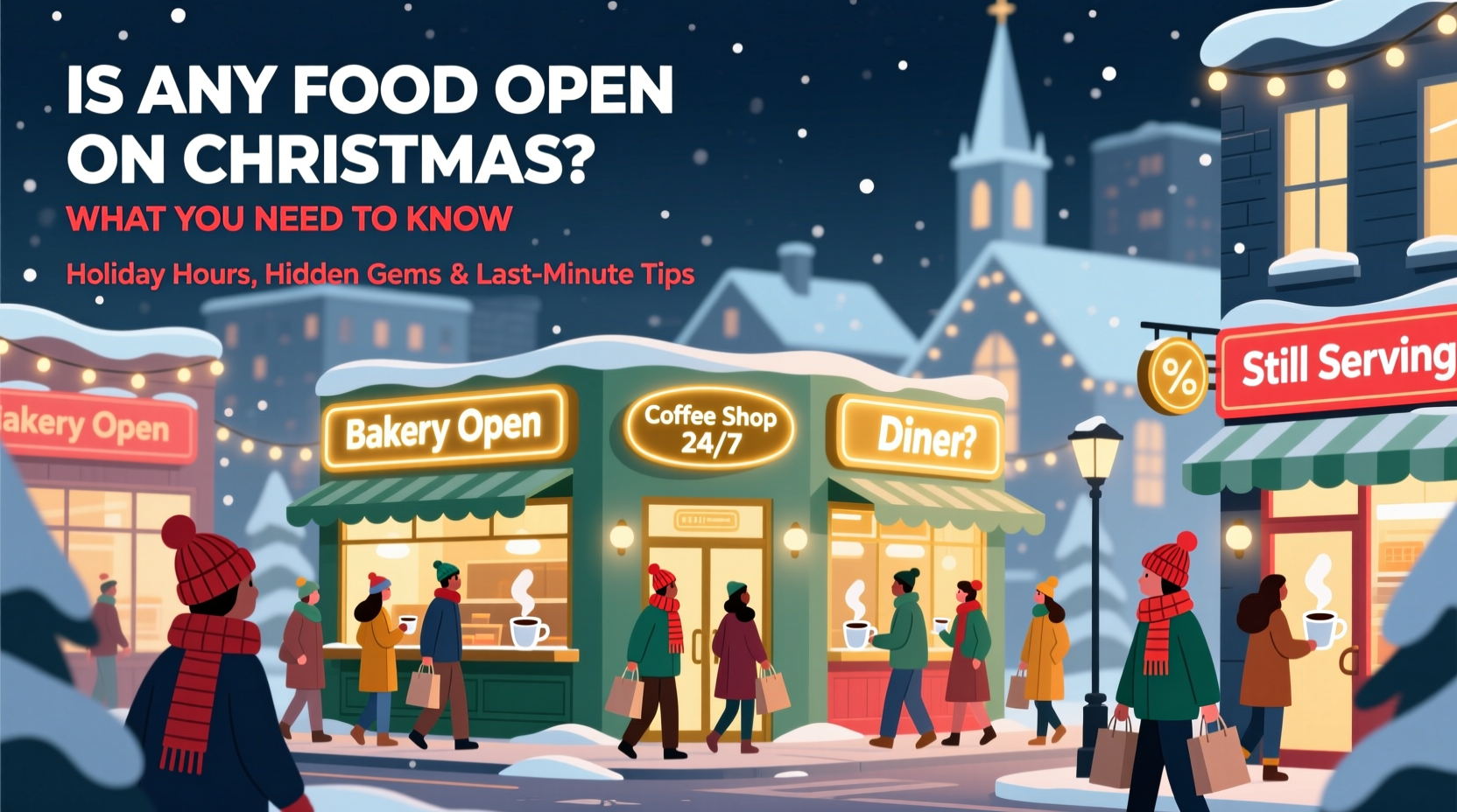 is any food open on christmas