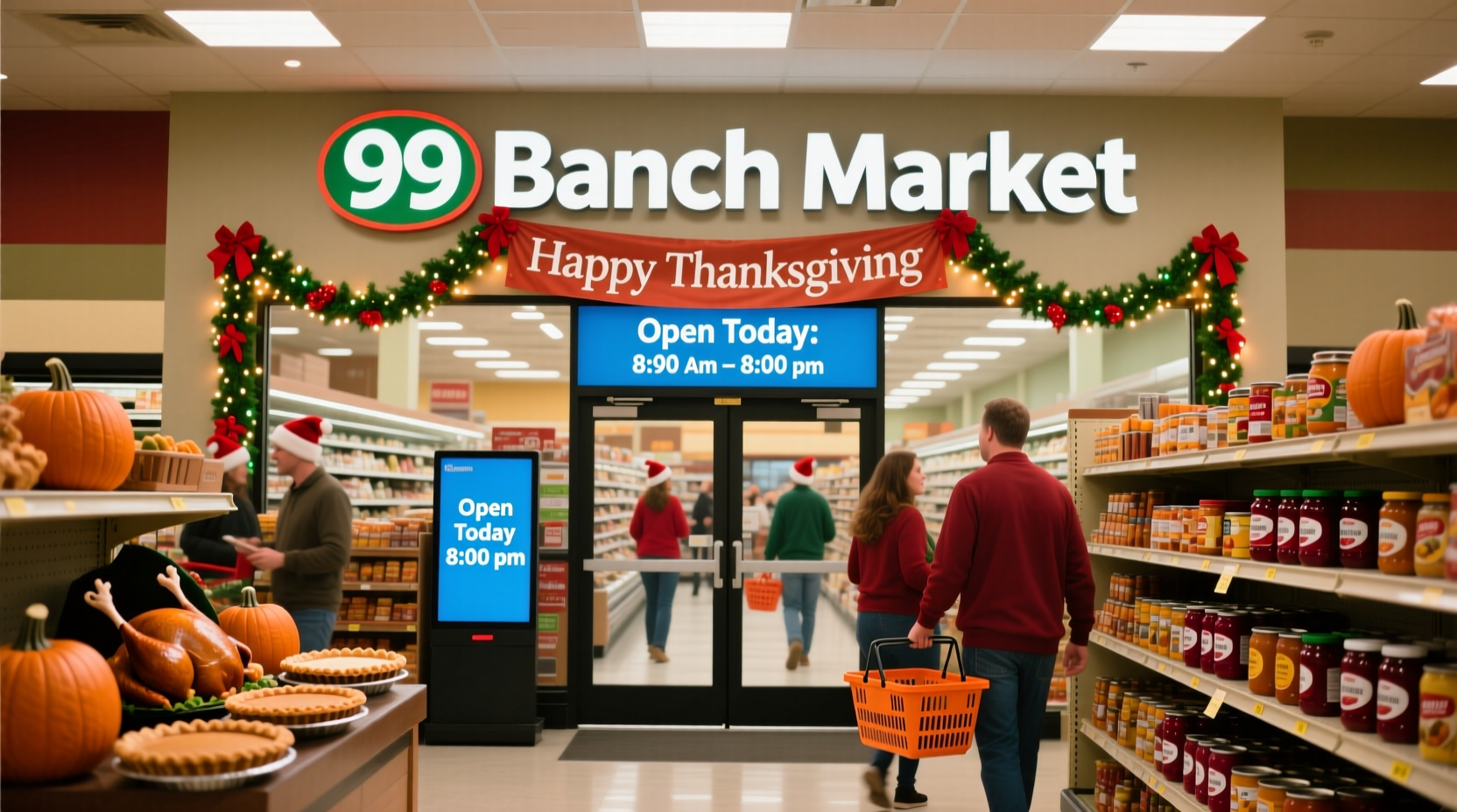 is 99 ranch market open on thanksgiving