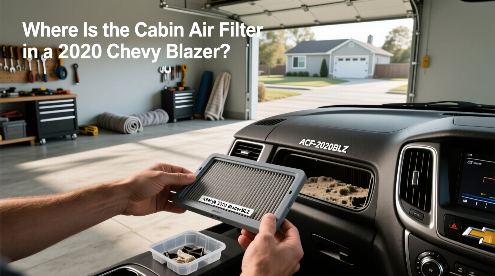 How to Replace Cabin Air Filter in 2020 Chevy Blazer