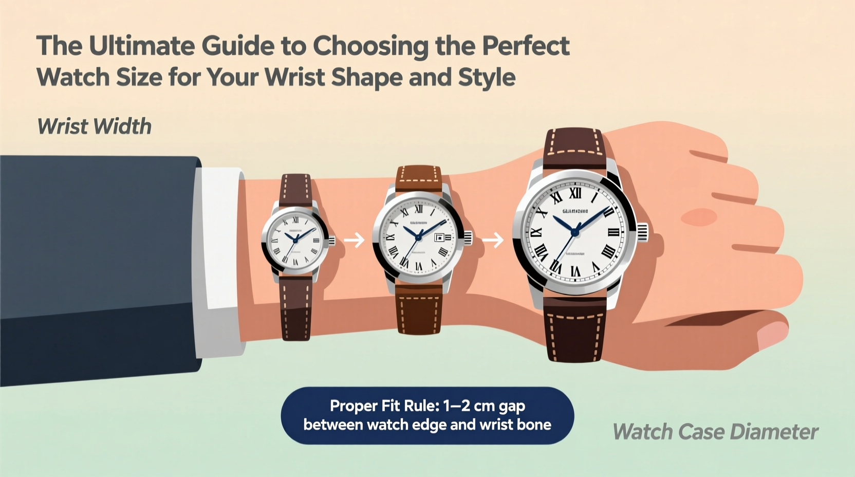 the ultimate guide to choosing the perfect watch size for your wrist shape and style
