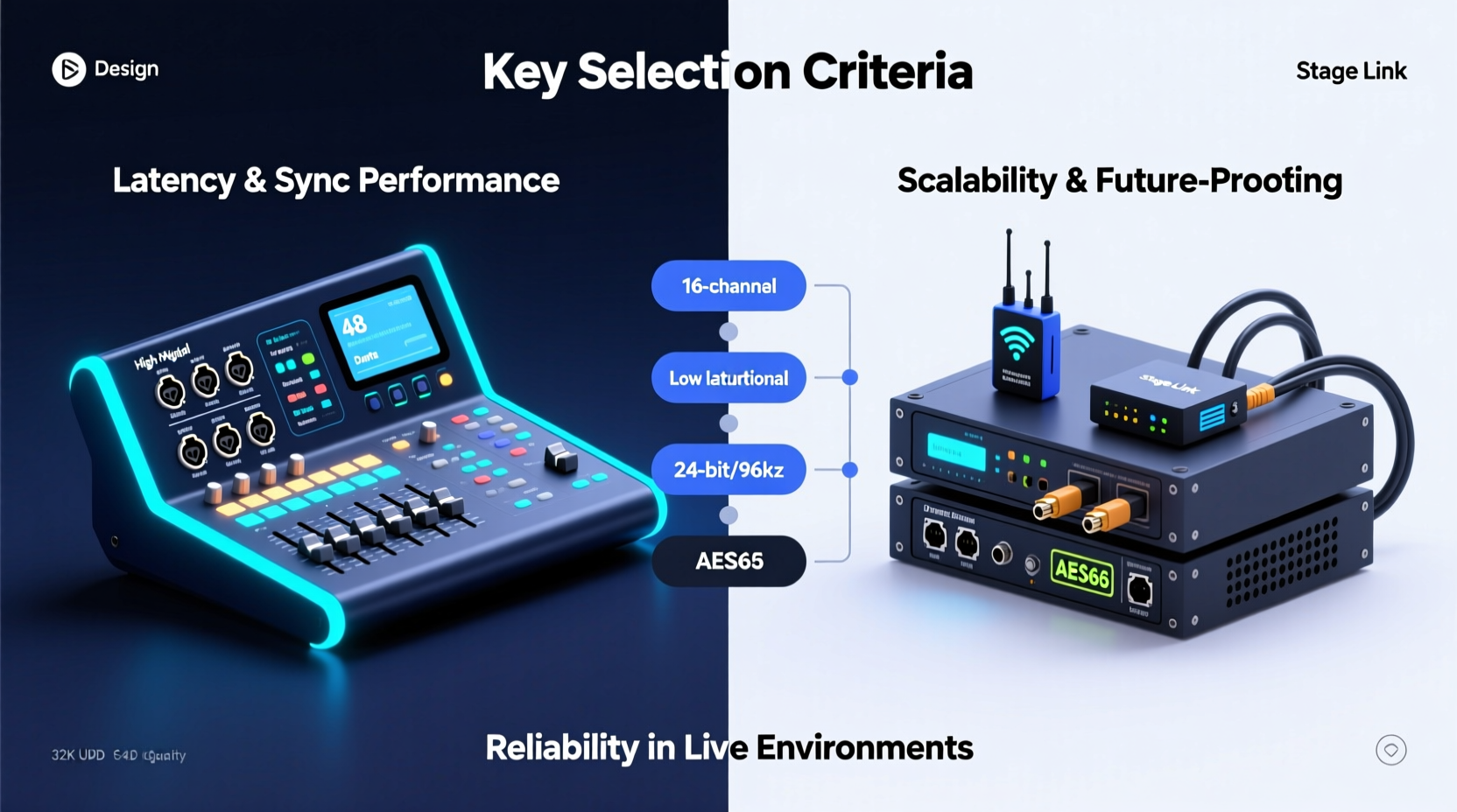 audio mixer and stage link