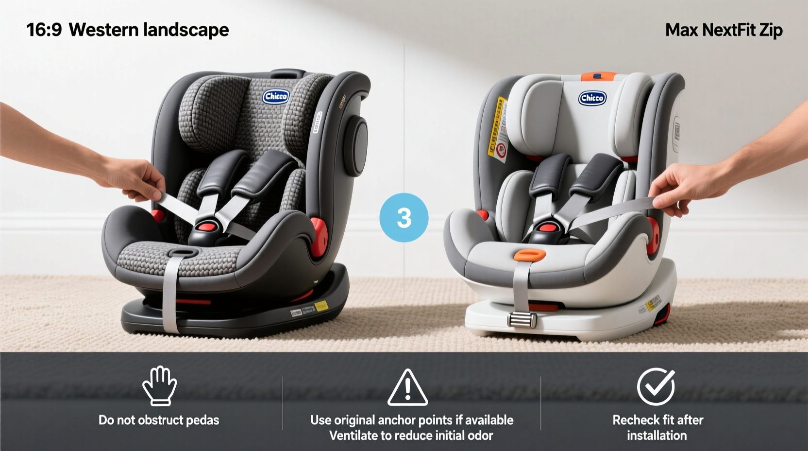 chicco nextfit zip vs max