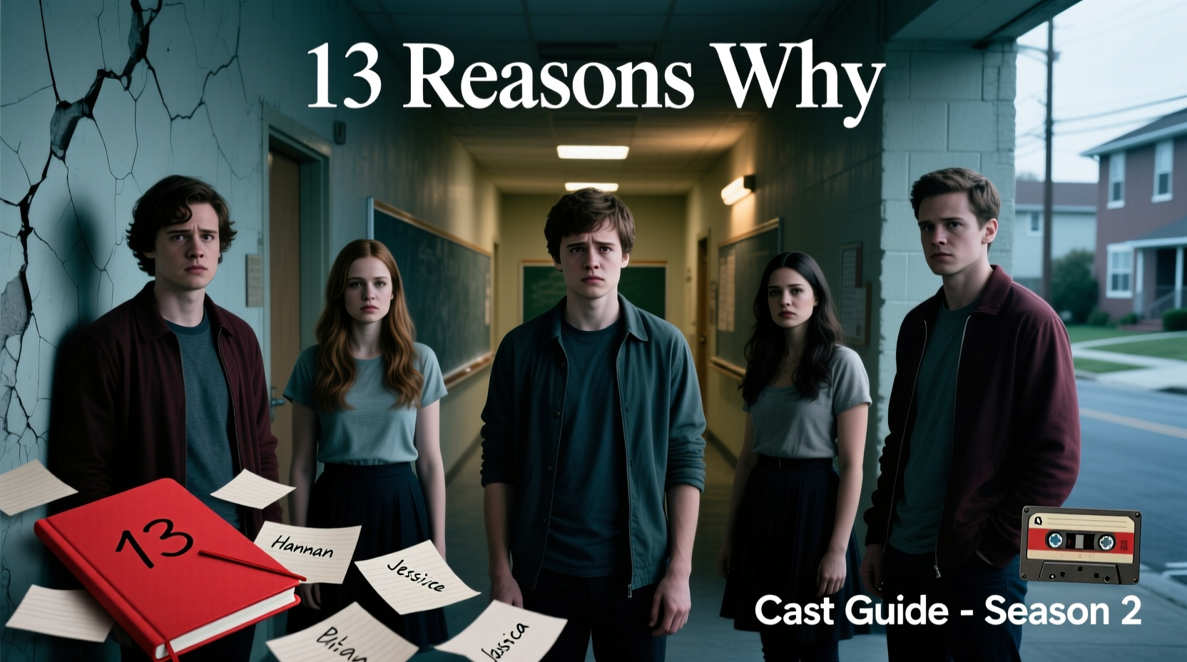 13 reasons why cast main actors characters guide 2