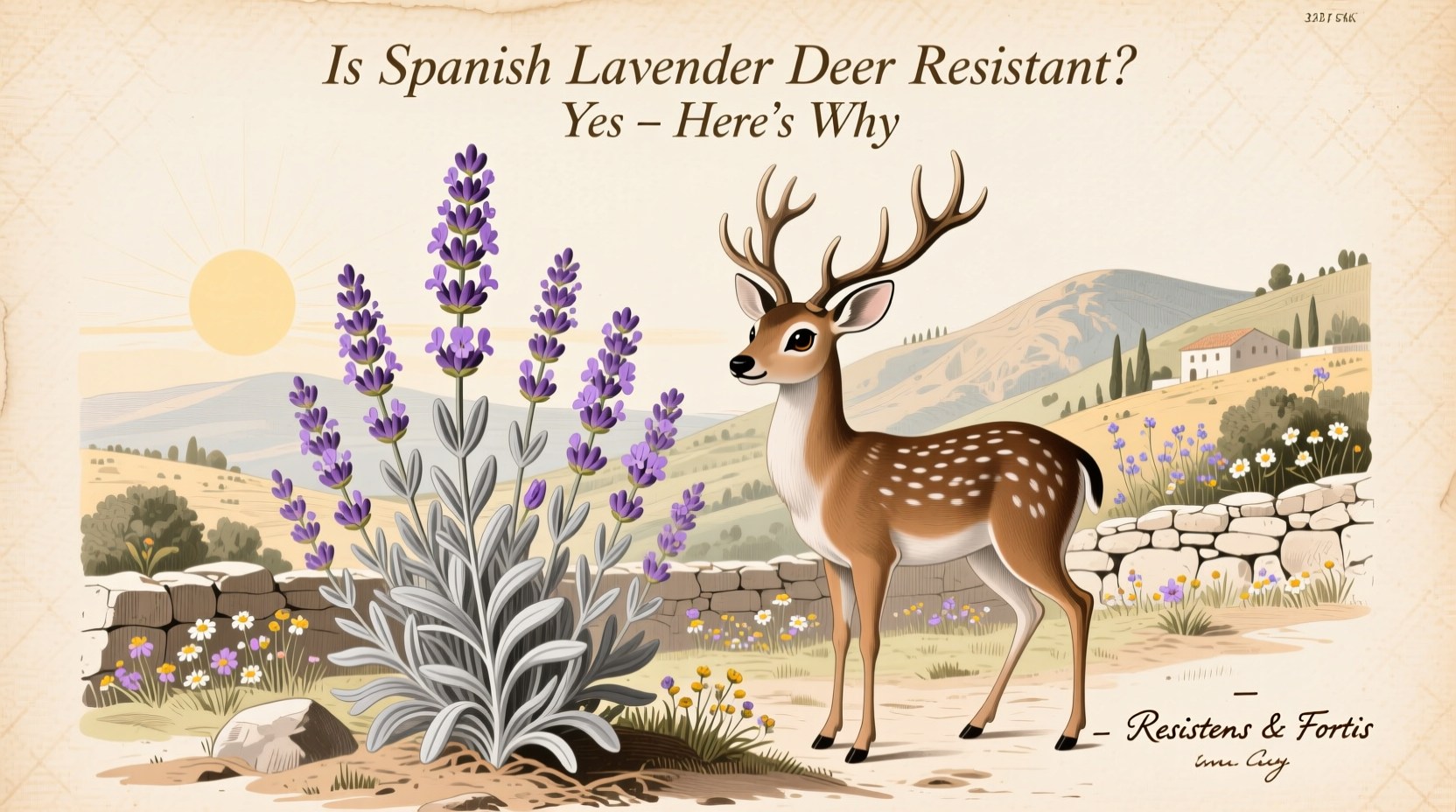 Is Spanish Lavender Deer Resistant? Yes – Here's Why
