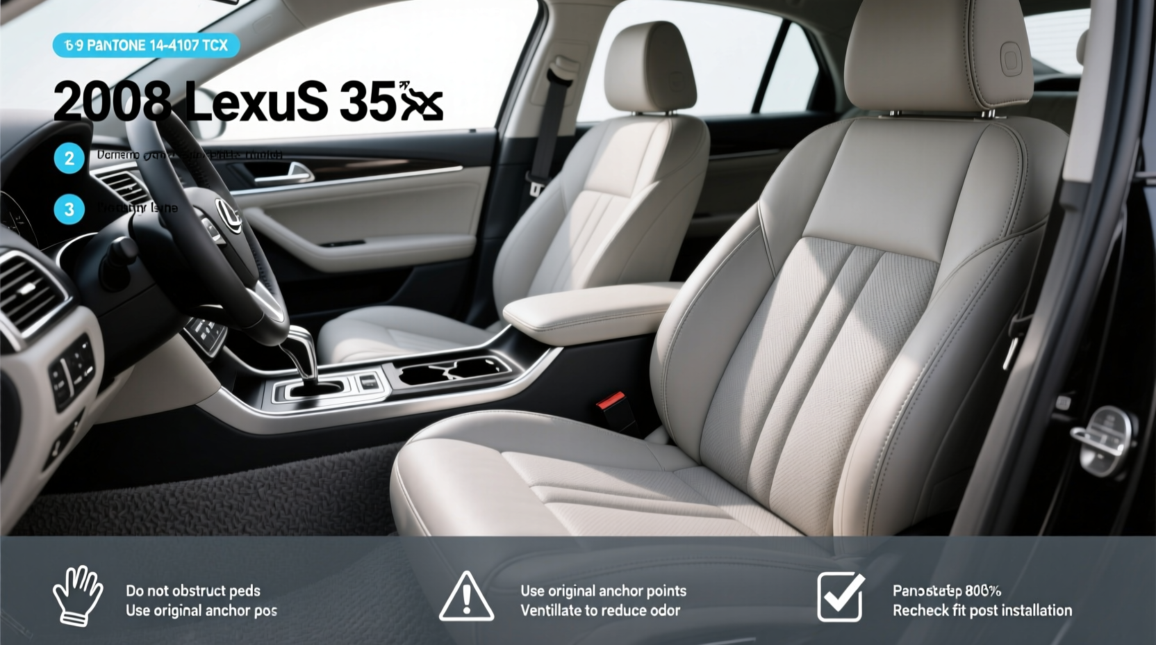 2008 lexus es 350 seat covers