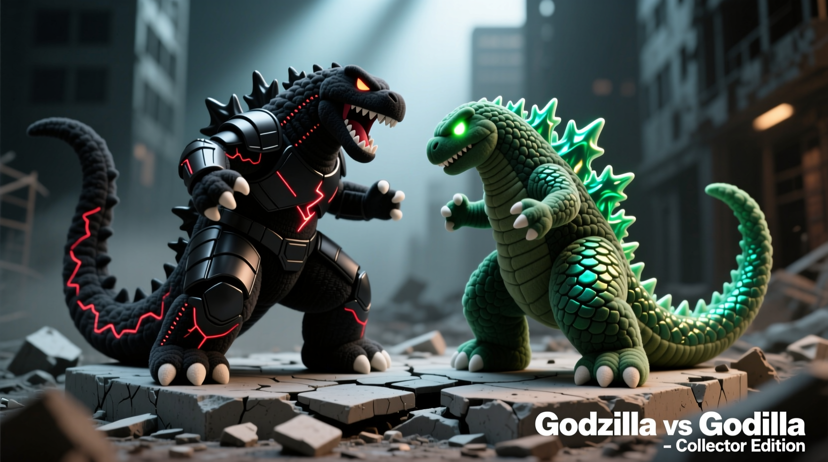 3d printed godzilla vs godzilla plush which ones cooler for a collection
