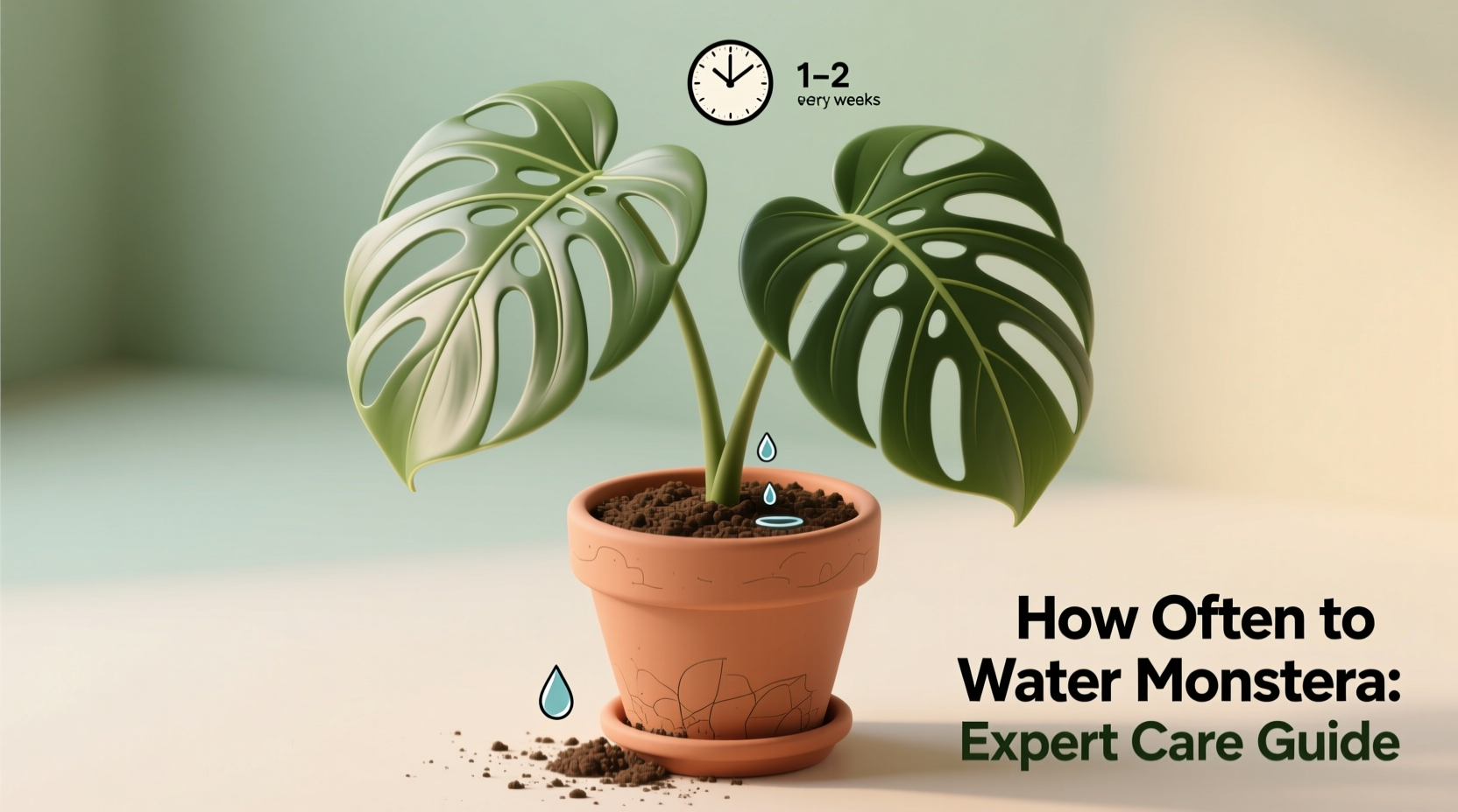 how often should i water monstera