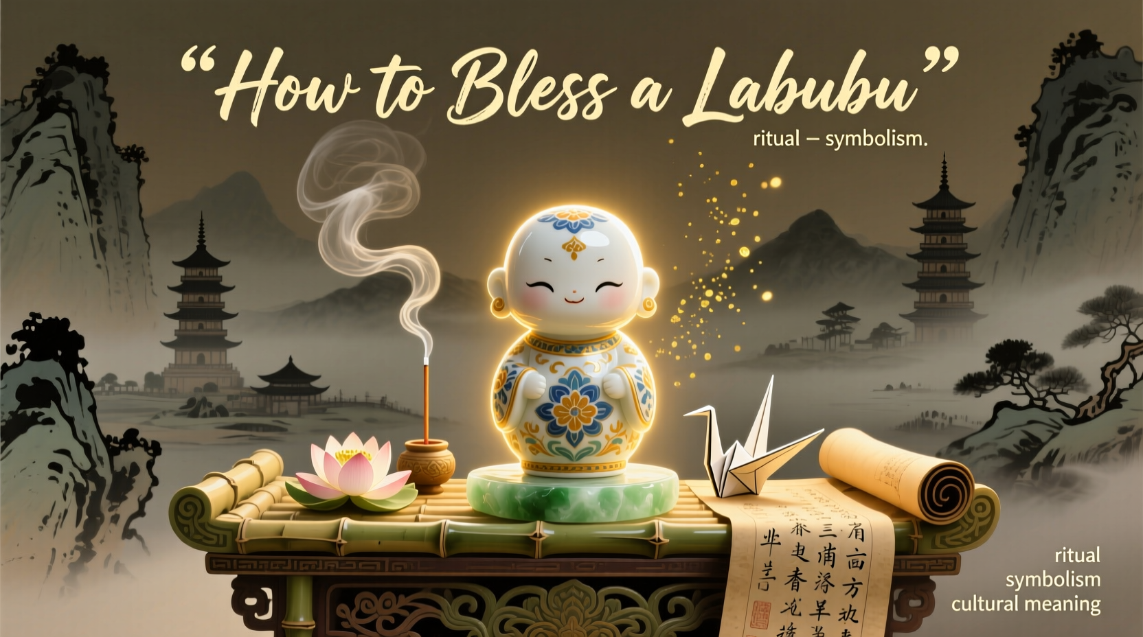 how to bless a labubu