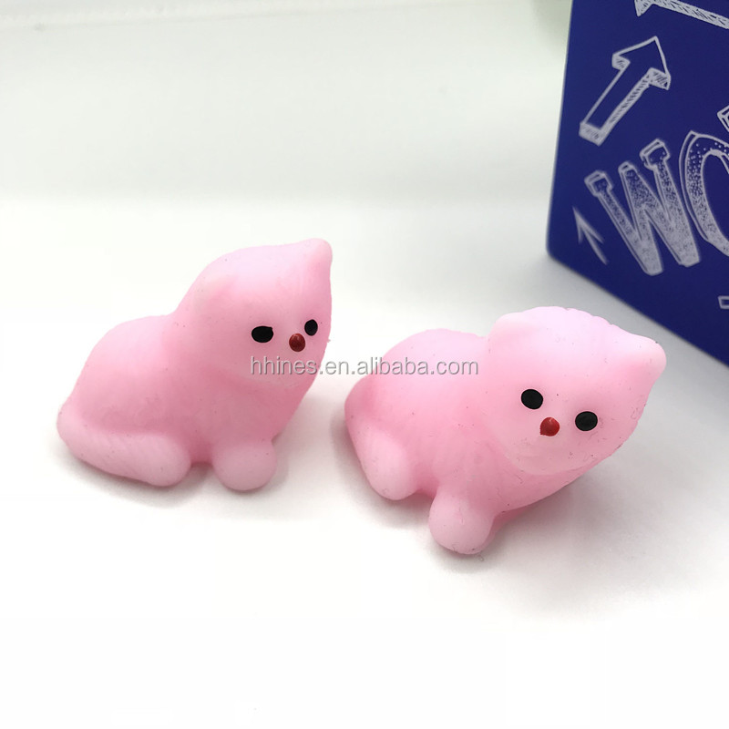 新しいデザインのミニアニマルスクイーズおもちゃ3Dカワイイ動物環境に