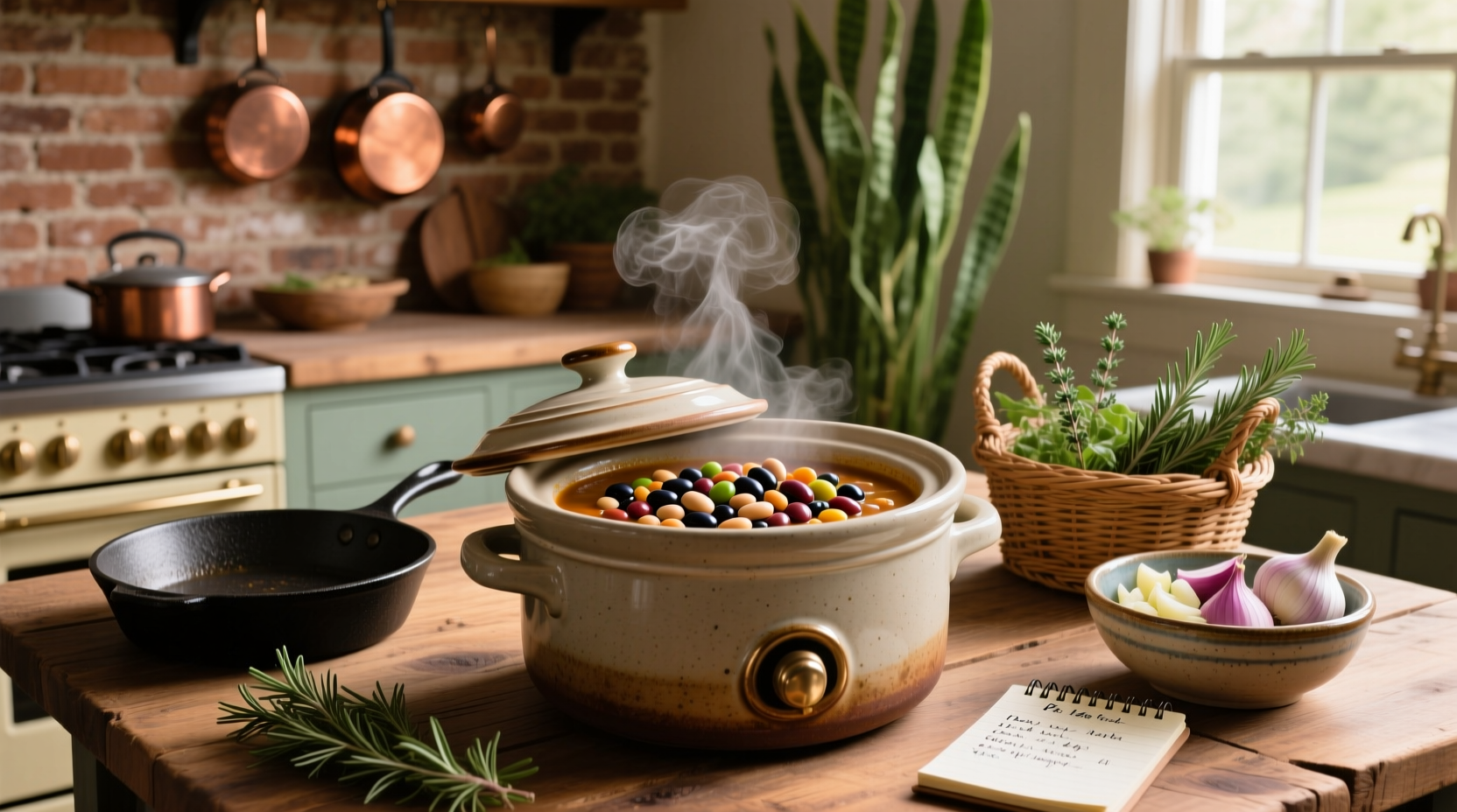 15 bean soup in crock pot no soak method guide