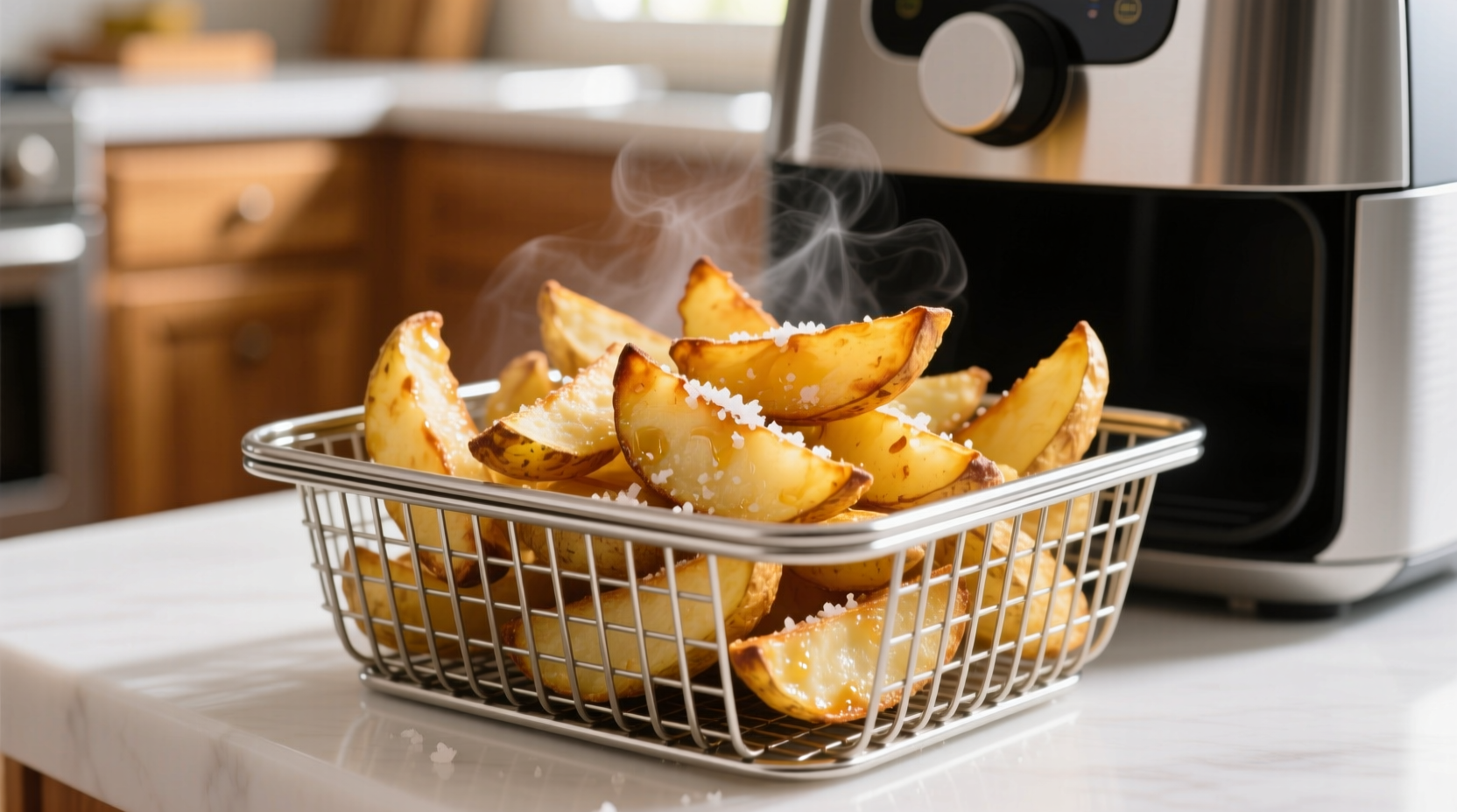 Kochzeit für Kartoffelspalten im Airfryer: Perfekte Ergebnisse