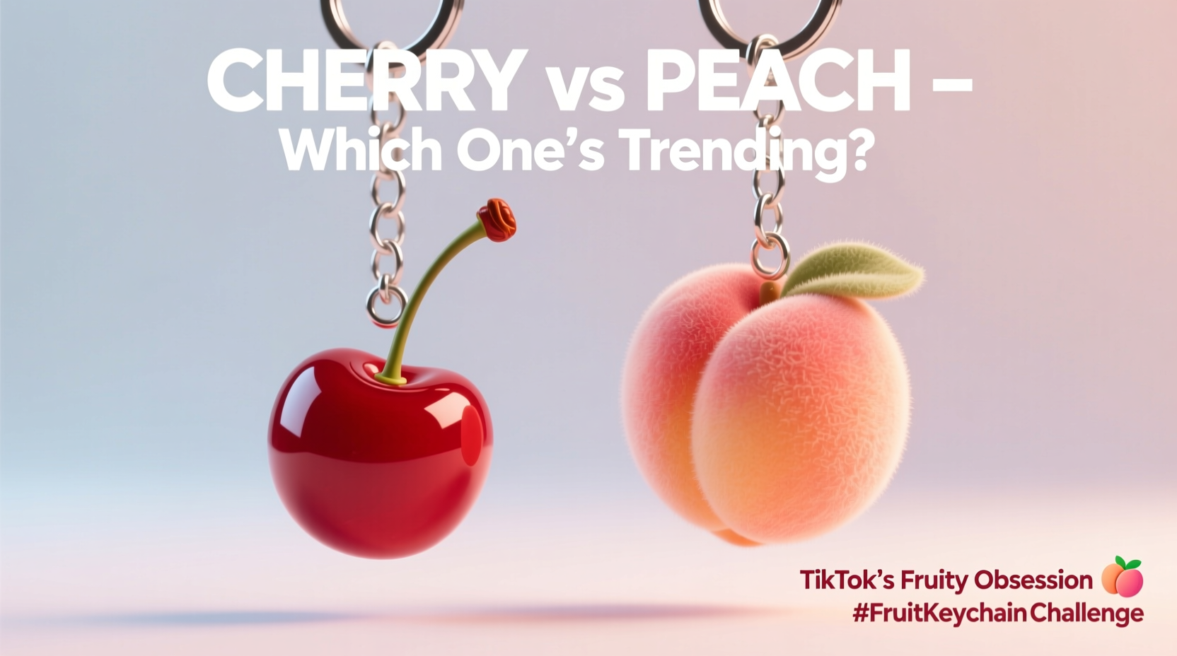 cherry keychain vs peach keychain which fruity accessory is taking over tiktok