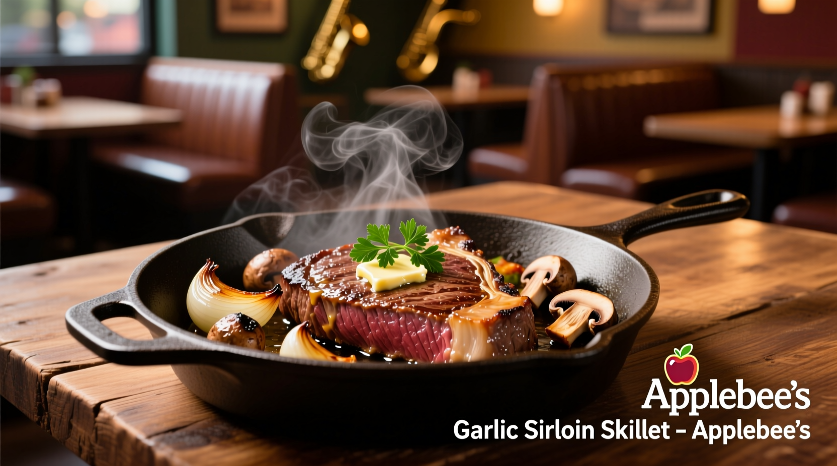 garlic sirloin skillet applebee s