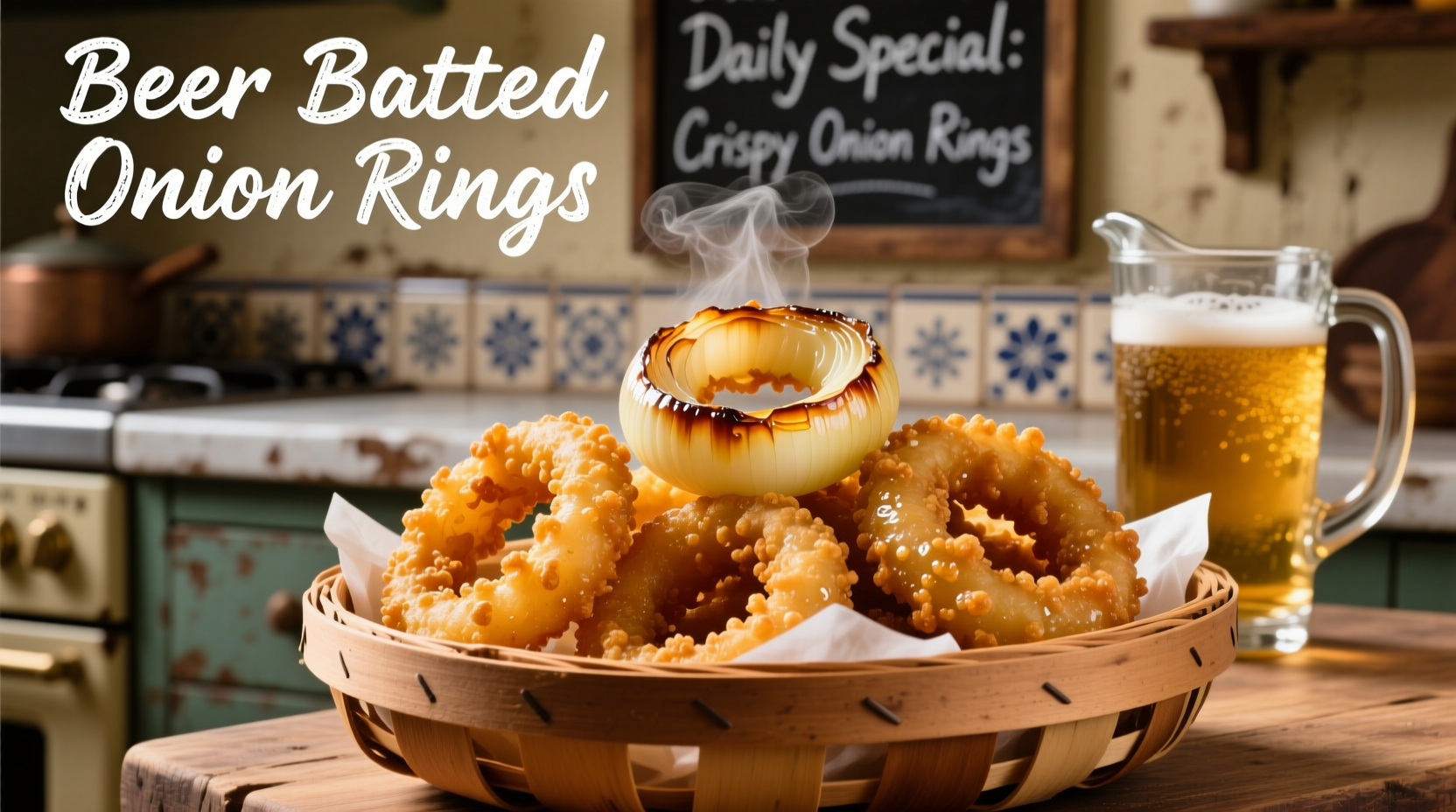 beer battered onion rings