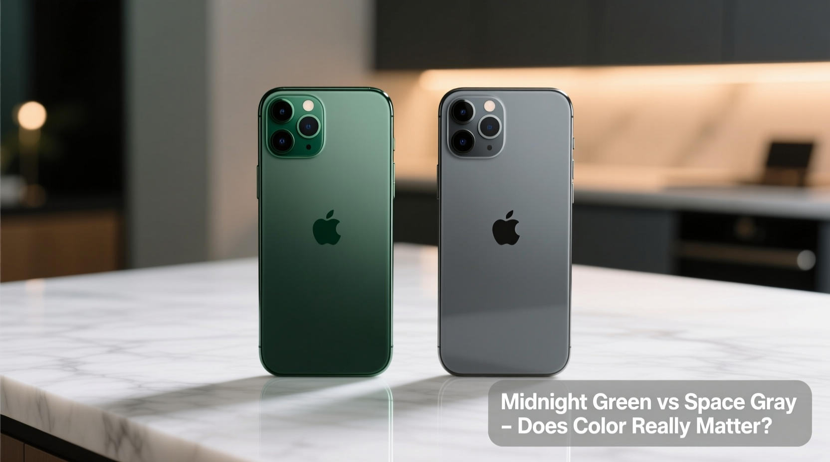 iphone 11 pro midnight green vs space grey does the color really matter