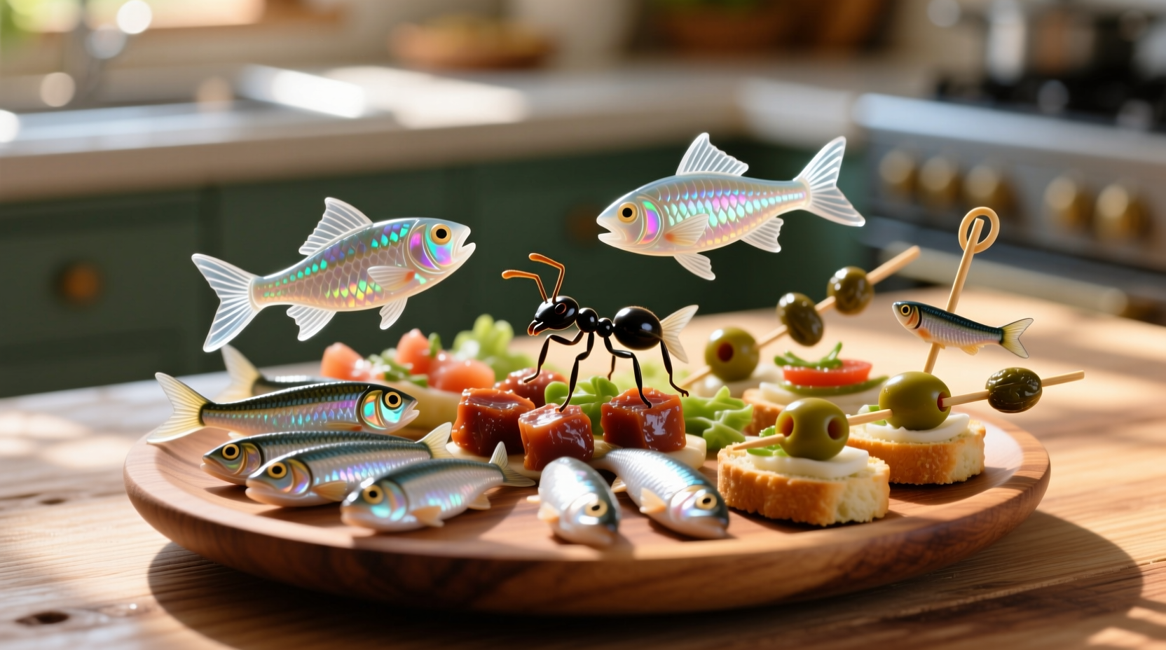 little fish antipasto board