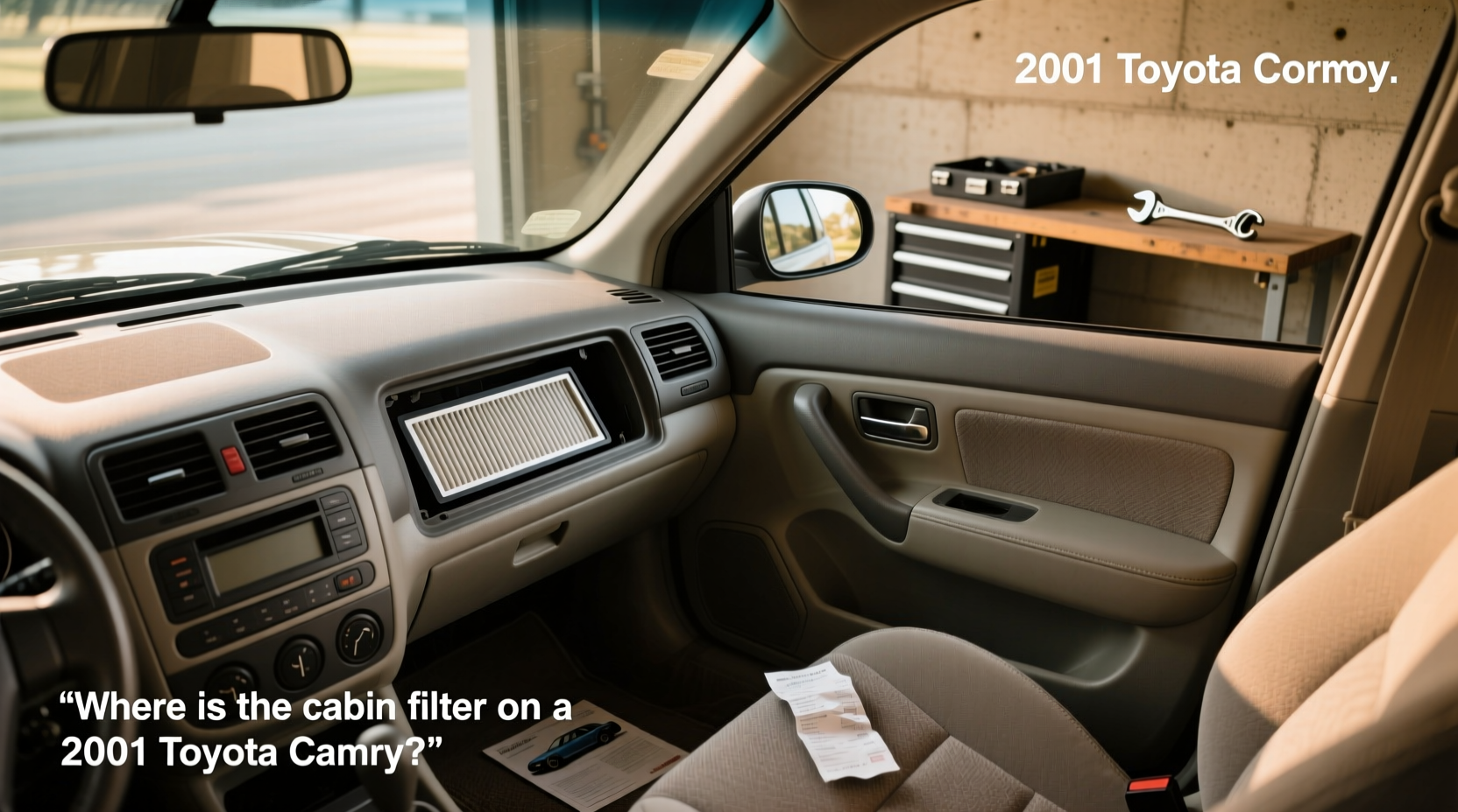 2001 corolla vs camry cabin filter guide