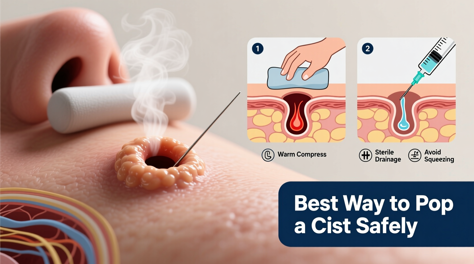 effective and safe methods best way to pop a cyst explained