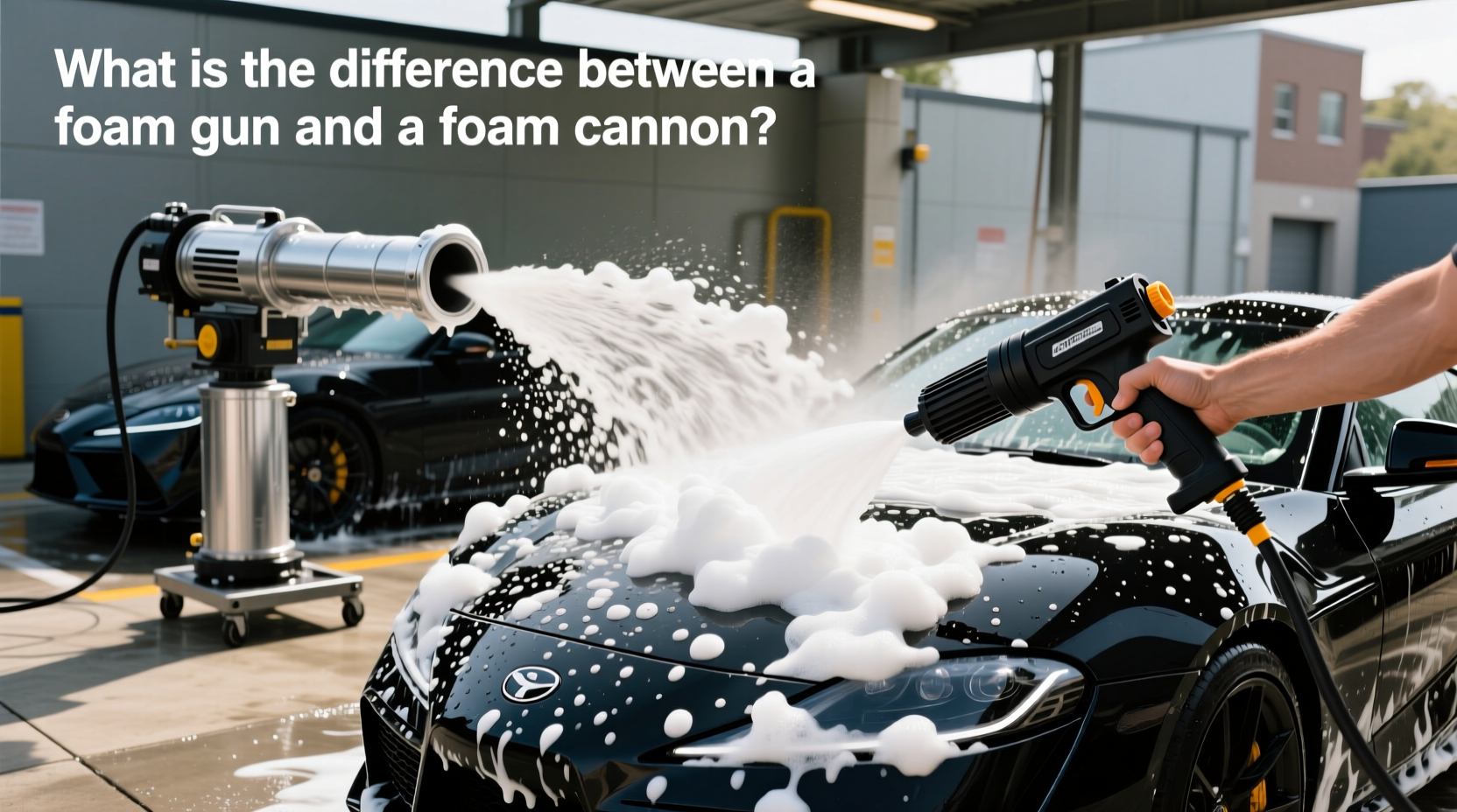 How to Choose Foam Gun, What Is the Difference Between Foam Gun and Foam Cannon?
