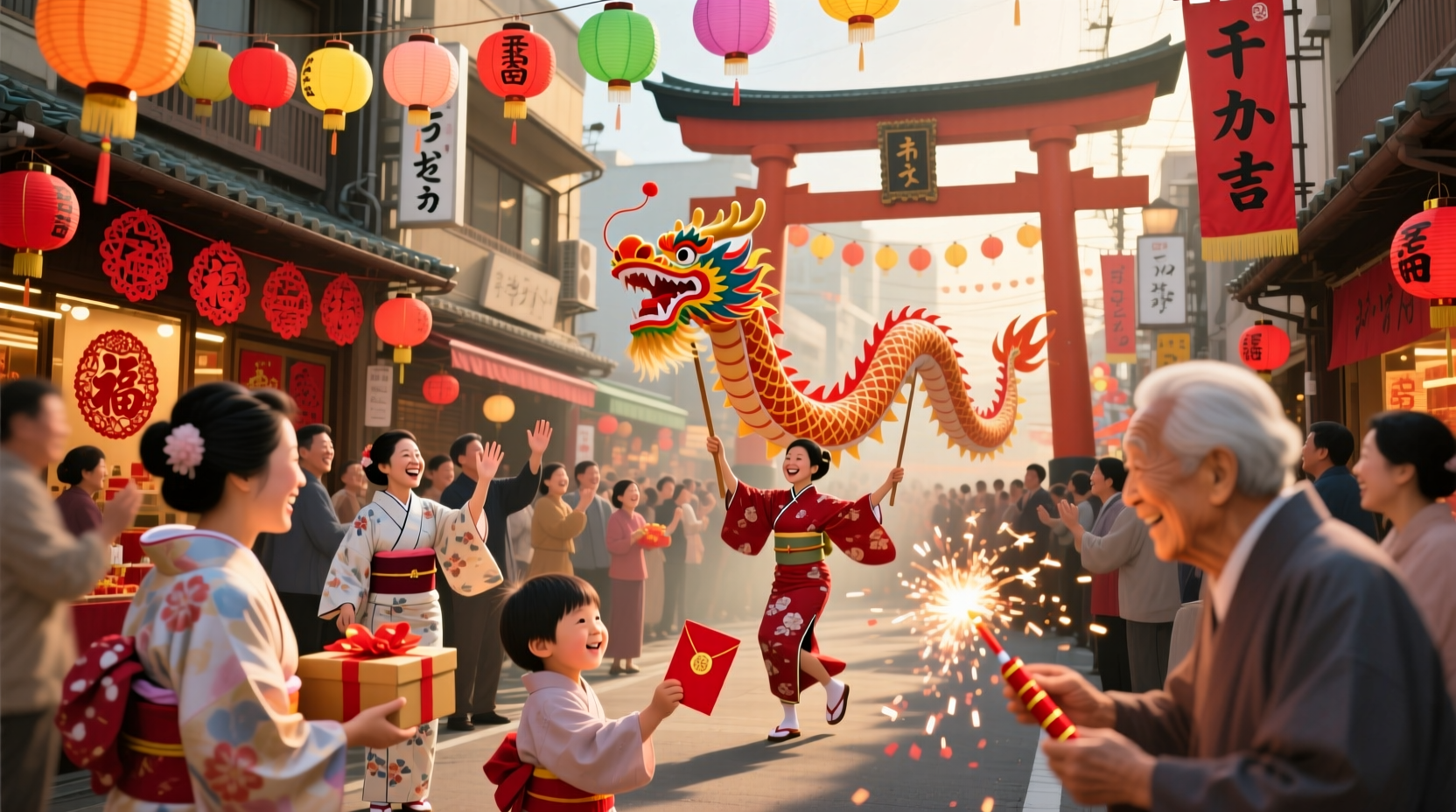 do the japanese celebrate chinese new year