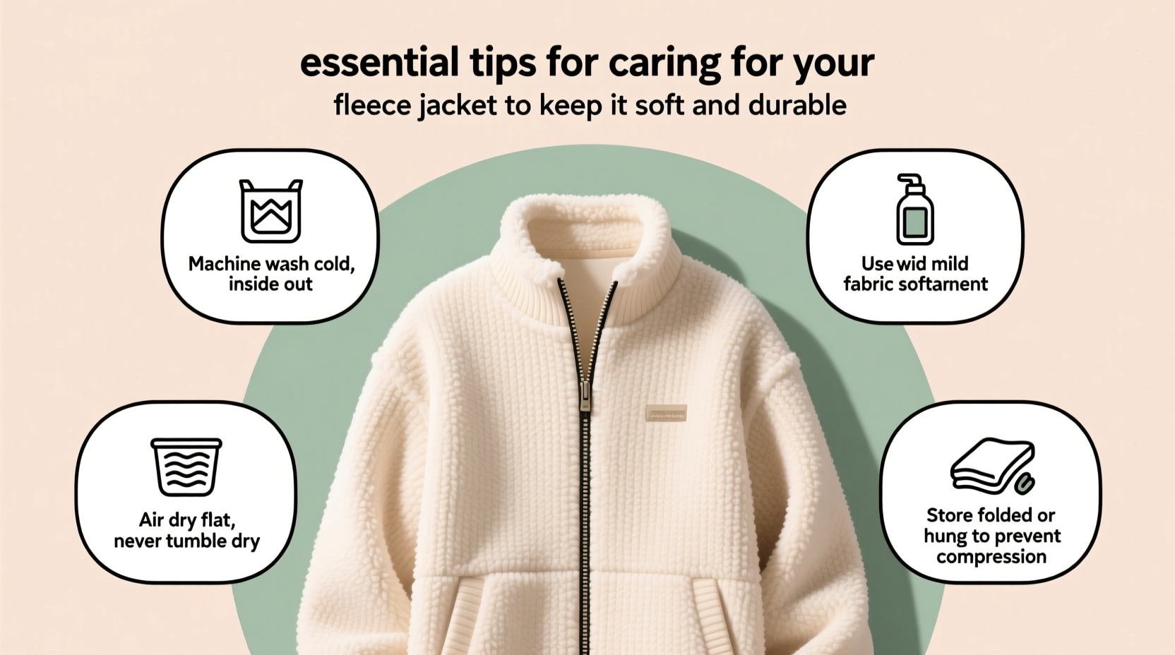 essential tips for caring for your fleece jacket to keep it soft and durable