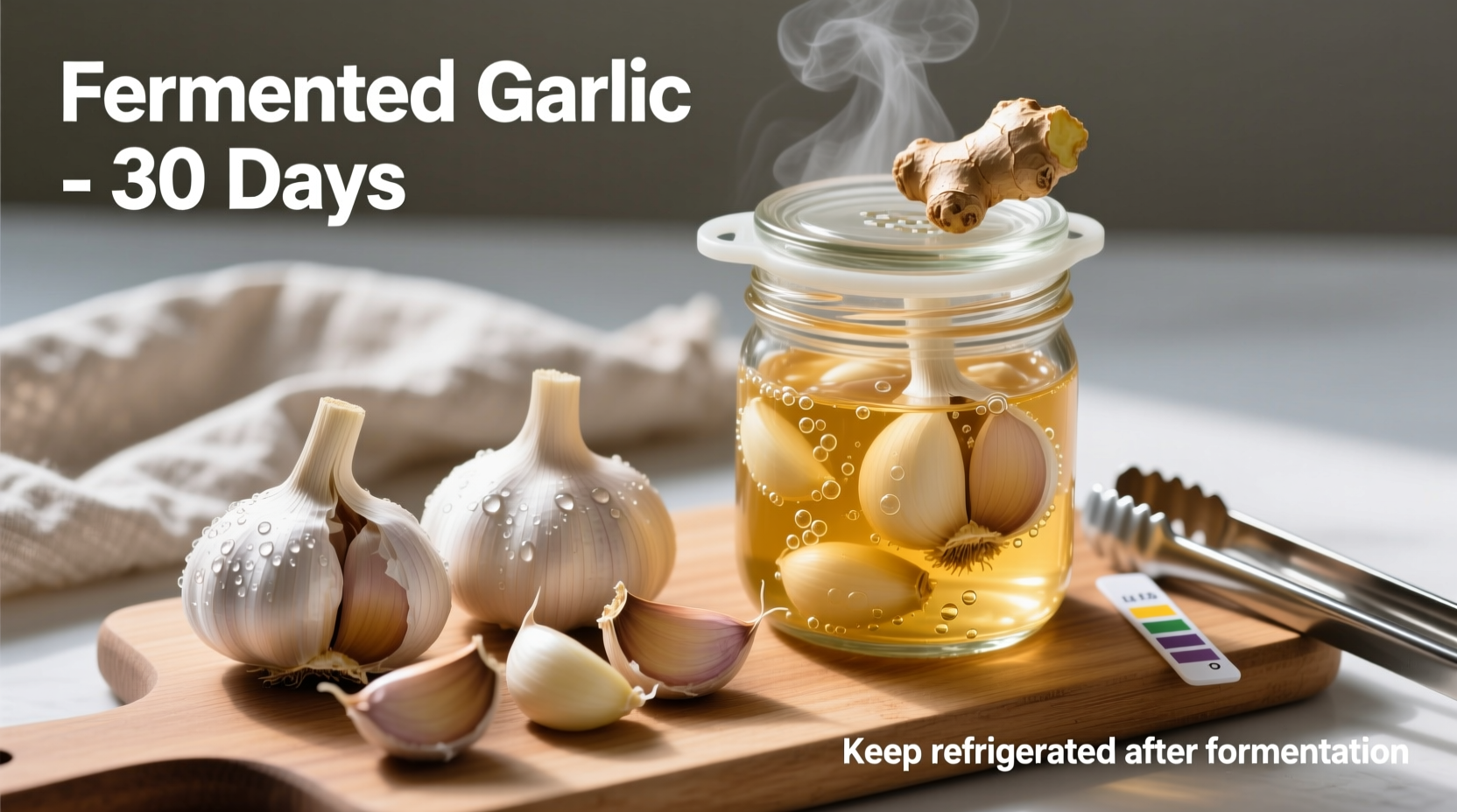 how to ferment garlic