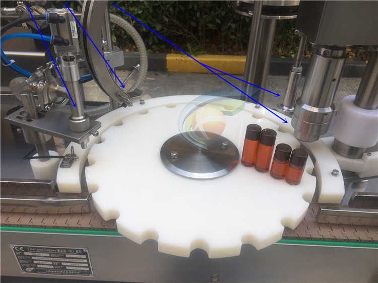 Automatic 20ml 30ml hotel shampoo filling capping labeling machine
